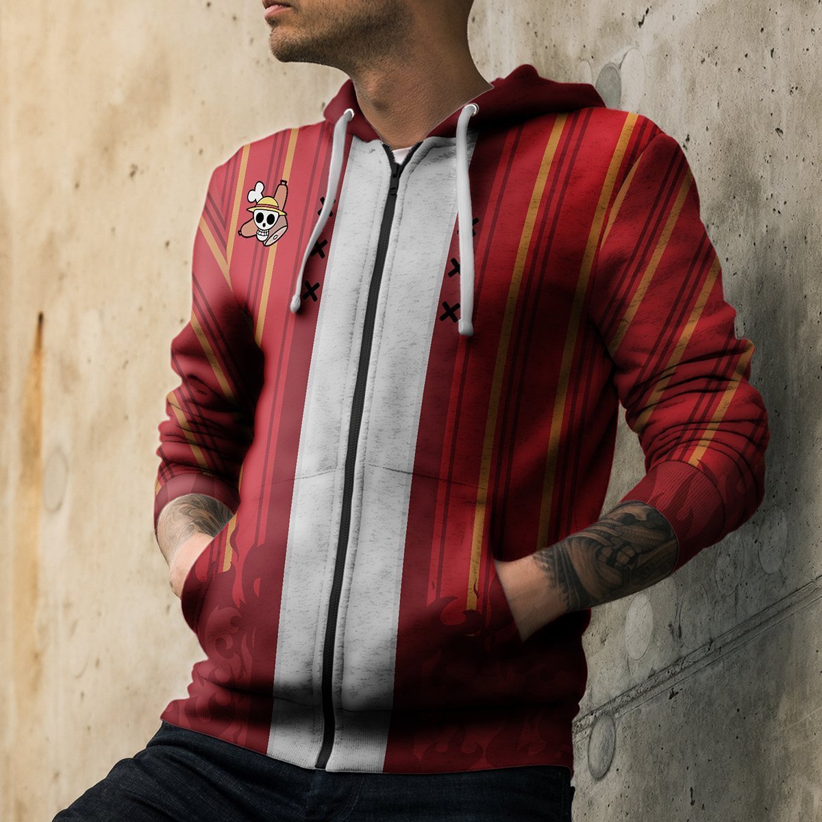 luffy-unisex-zipped-hoodie-458890 luffy unisex zipped hoodie 458890 - Gear Anime