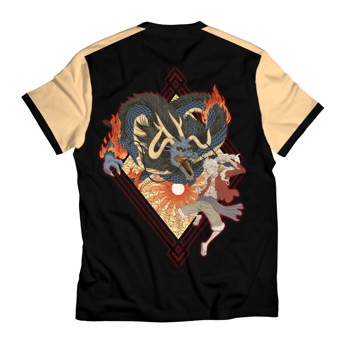 luffy-x-kaido-nihonga-unisex-t-shirt-160458 luffy x kaido nihonga unisex t shirt 160458 - Gear Anime