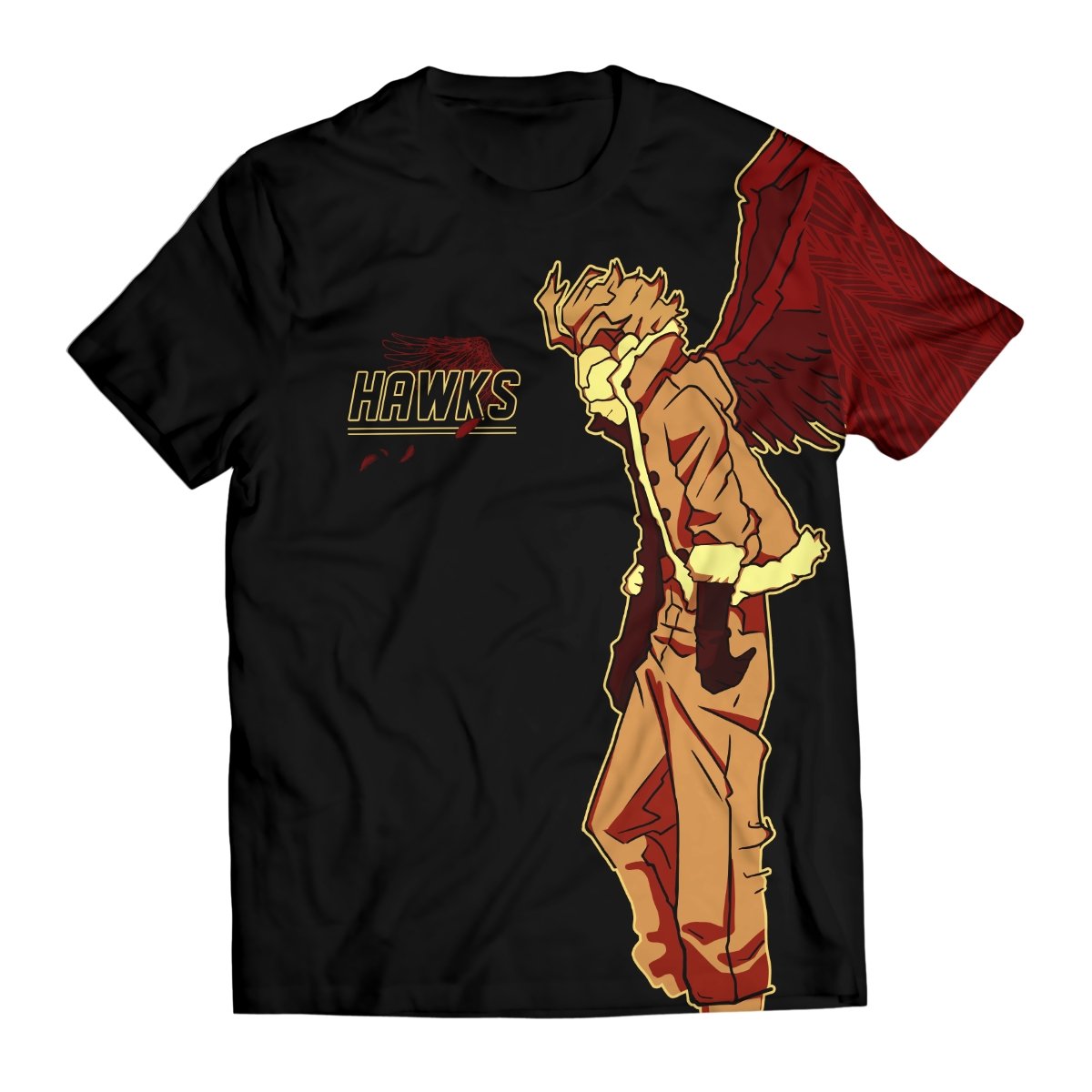 mha-hero-hawks-unisex-t-shirt-434604 mha hero hawks unisex t shirt 434604 - Gear Anime
