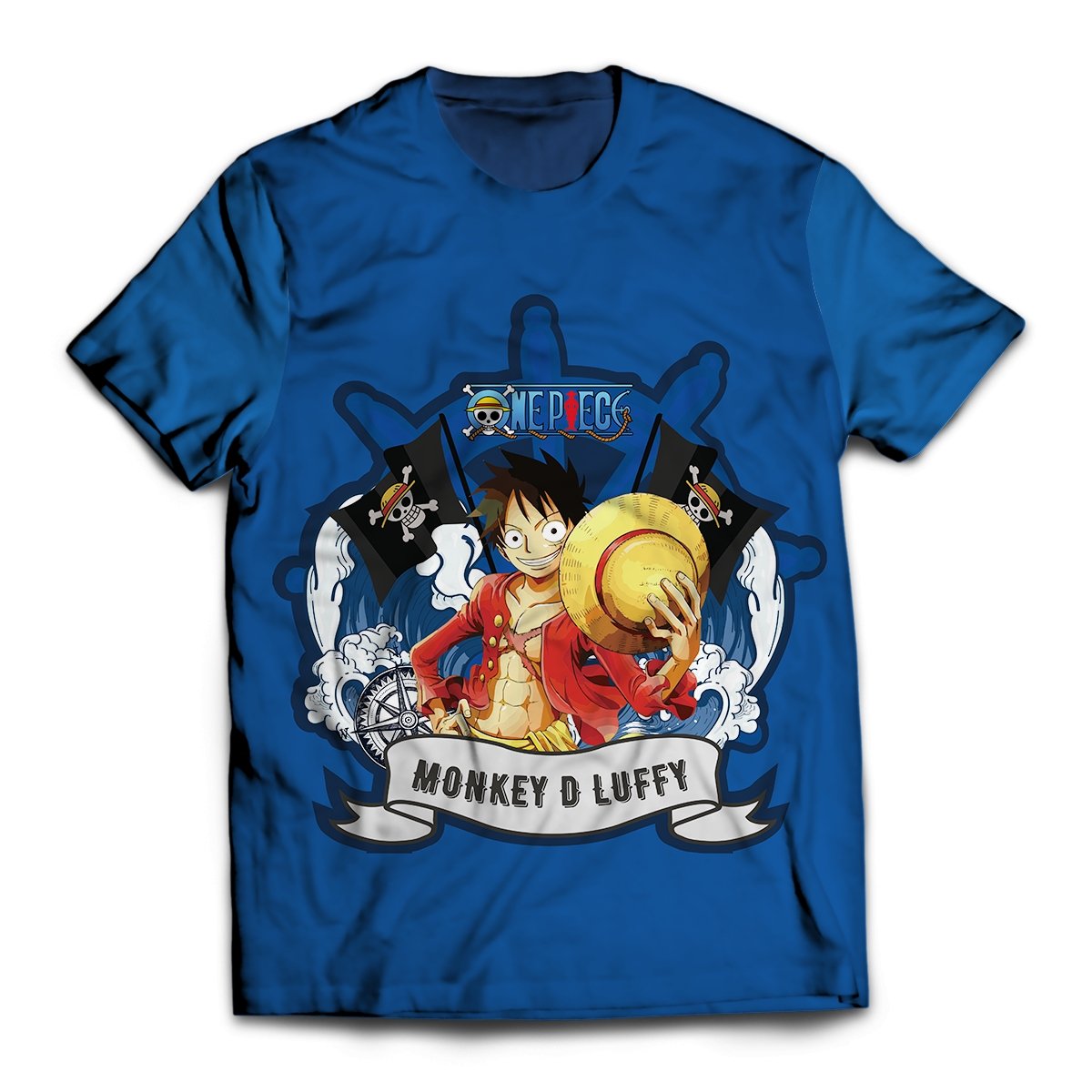 One Piece T-shirts - Monkey D Luffy Unisex T-Shirt FH0709 10 - Gear Anime monkey d luffy unisex t shirt 557481 - Gear Anime