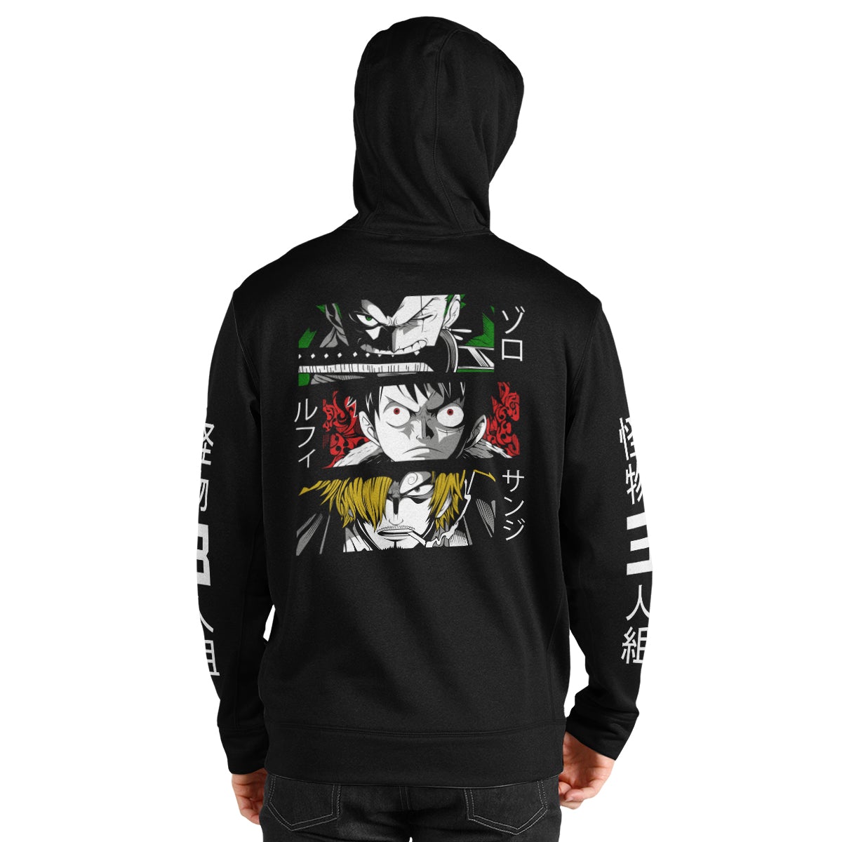monster-trio-panel-unisex-pullover-hoodie-268190 monster trio panel unisex pullover hoodie 268190 - Gear Anime