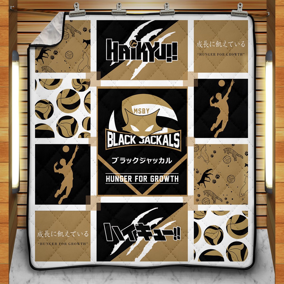 Haikyuu Blankets - MSBY Black Jackals Cozy Quilt Blanket FH0709 5 - Gear Anime msby black jackals cozy quilt blanket 735648 - Gear Anime