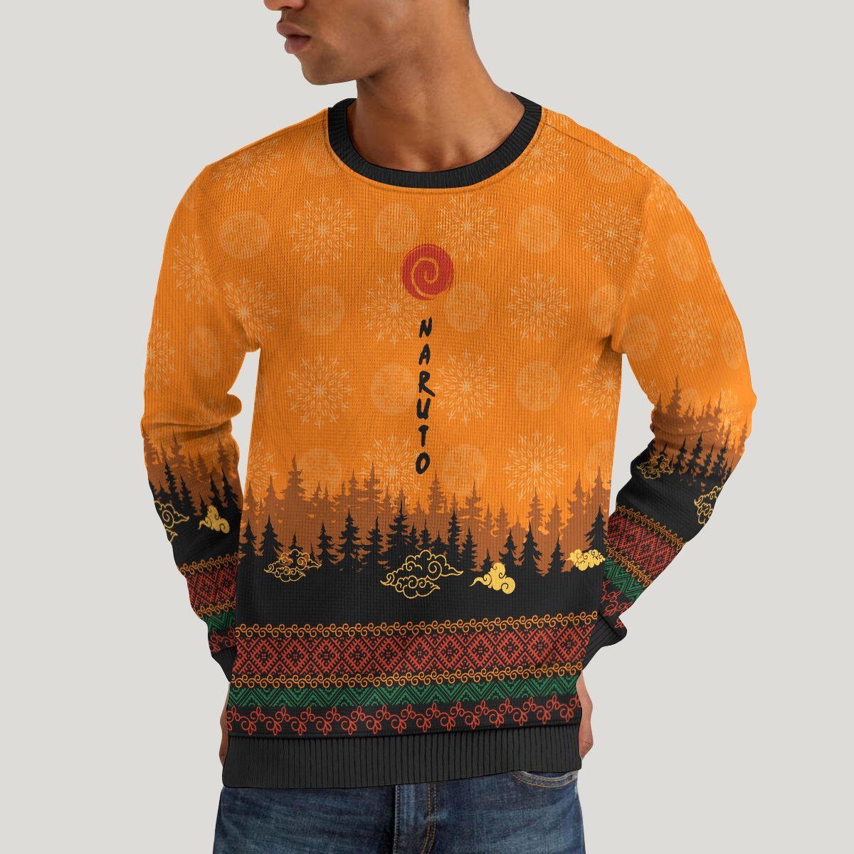 naruto-kyubi-unisex-wool-sweater-630091 naruto kyubi unisex wool sweater 630091 - Gear Anime