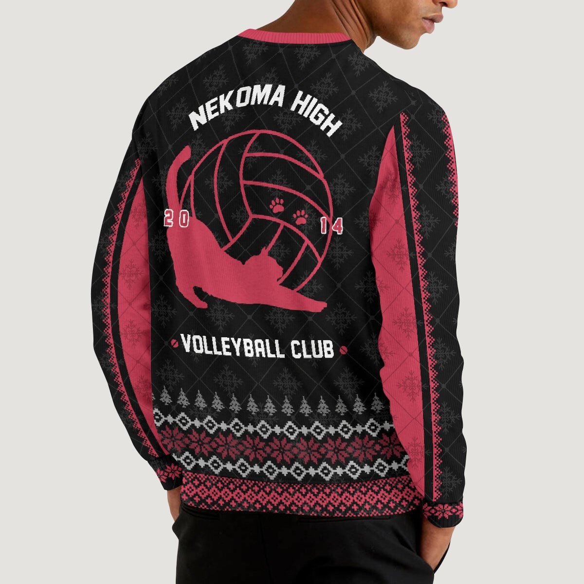 nekoma-jersey-christmas-unisex-wool-sweater-568613 nekoma jersey christmas unisex wool sweater 568613 - Gear Anime