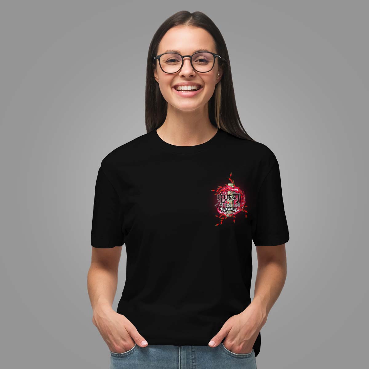 nezuko-collab-unisex-t-shirt-167059 nezuko collab unisex t shirt 167059 - Gear Anime