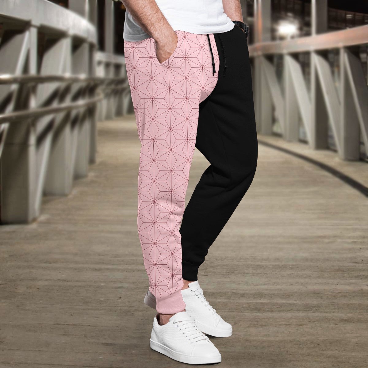 nezuko-fashion-jogger-pants-301626 nezuko fashion jogger pants 301626 - Gear Anime