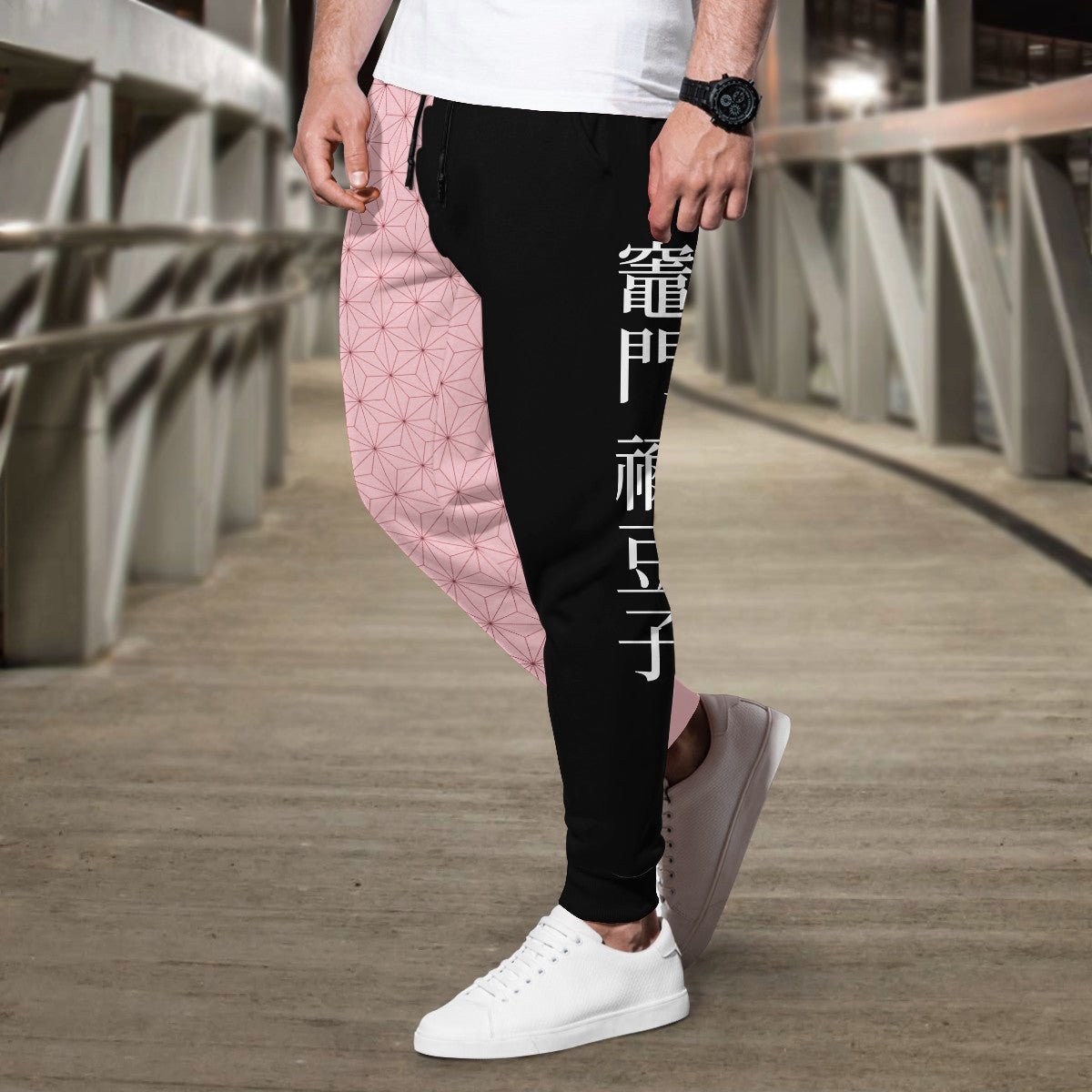 nezuko-fashion-jogger-pants-307561 nezuko fashion jogger pants 307561 - Gear Anime
