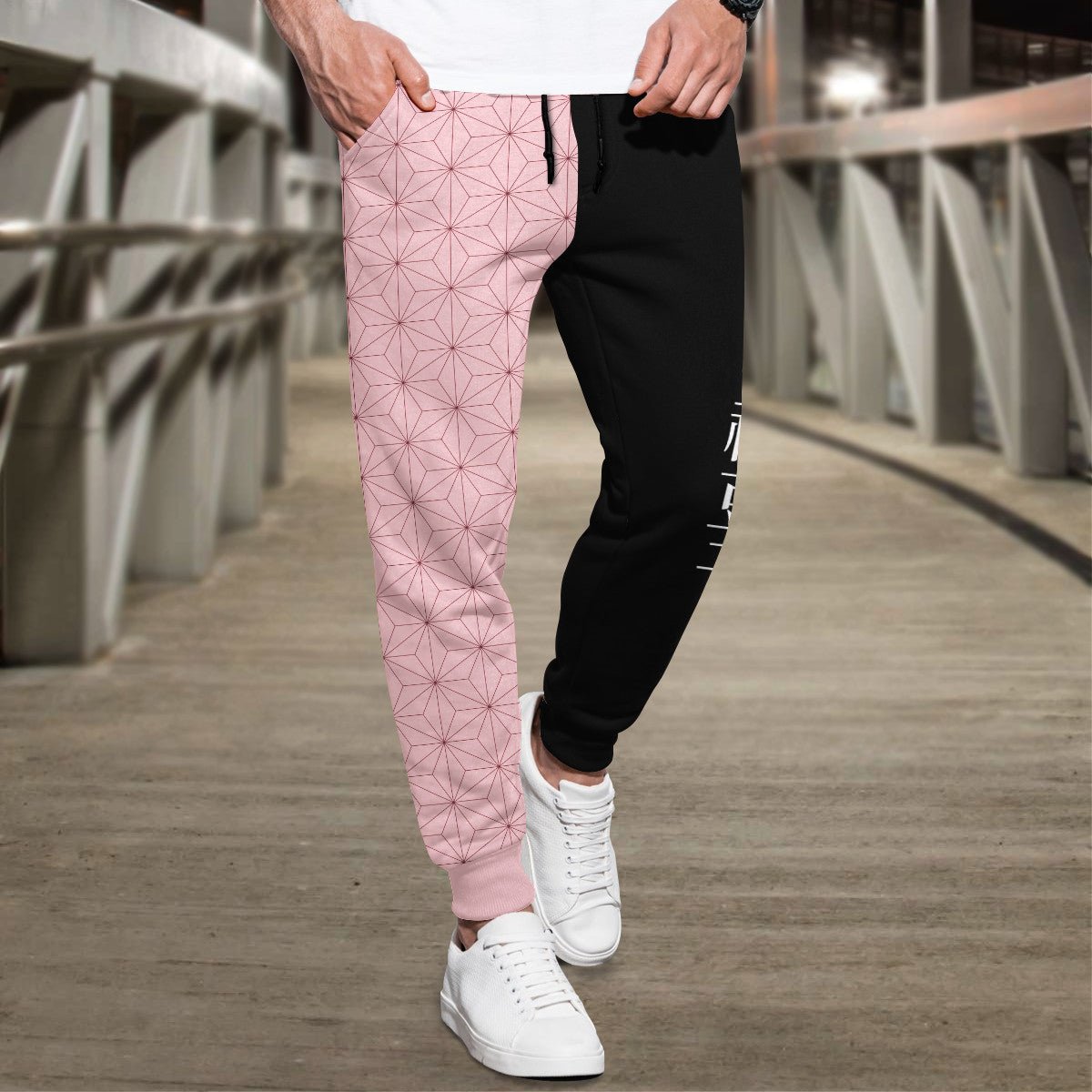nezuko-fashion-jogger-pants-965685 nezuko fashion jogger pants 965685 - Gear Anime