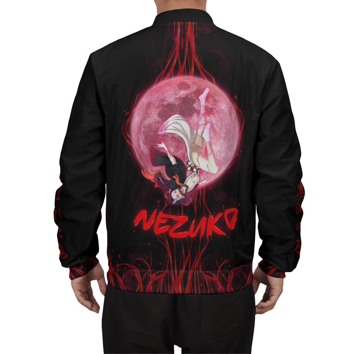 nezuko-moonfall-bomber-jacket-659091 nezuko moonfall bomber jacket 659091 - Gear Anime