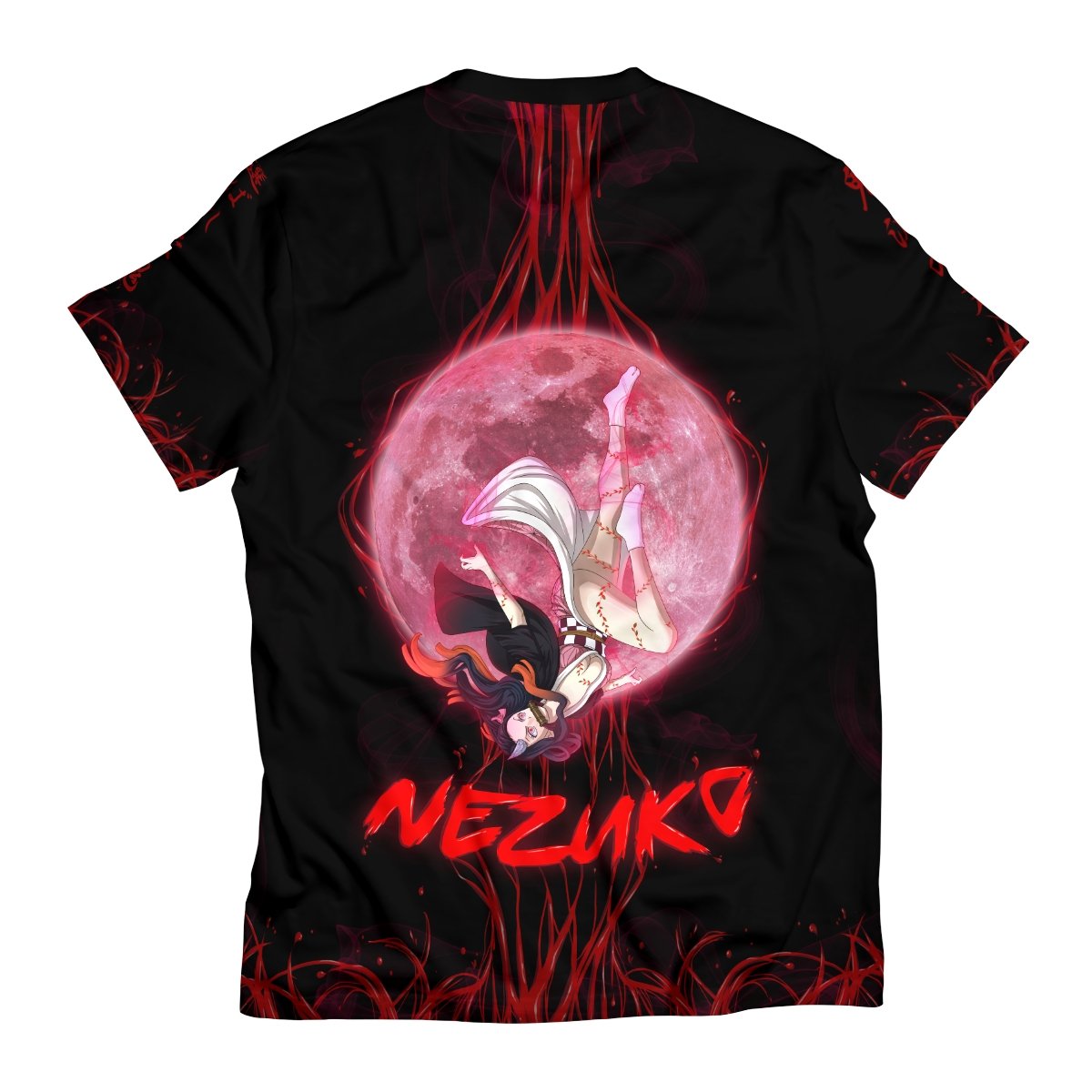 nezuko-moonfall-unisex-t-shirt-144975 nezuko moonfall unisex t shirt 144975 - Gear Anime
