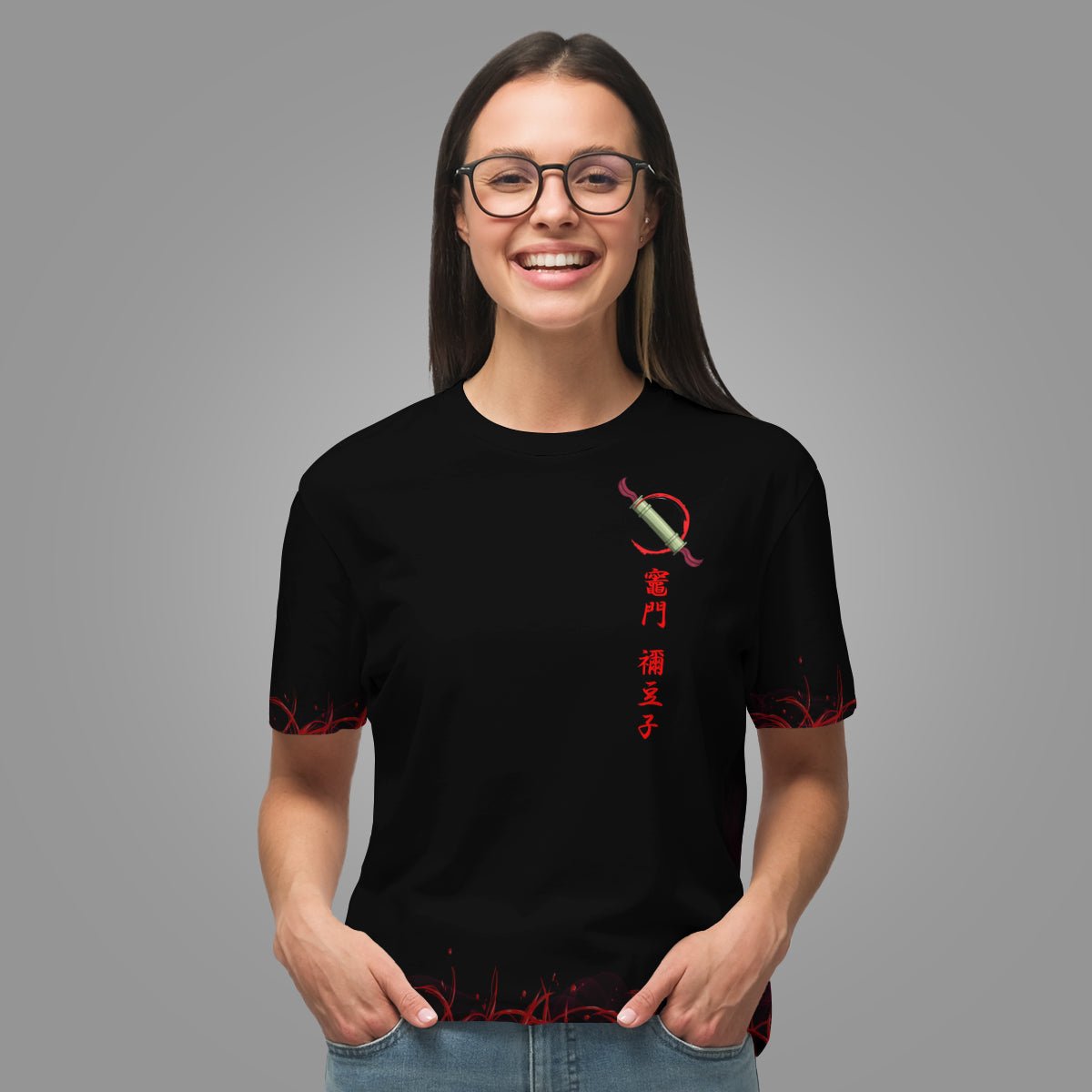 nezuko-moonfall-unisex-t-shirt-611215 nezuko moonfall unisex t shirt 611215 - Gear Anime