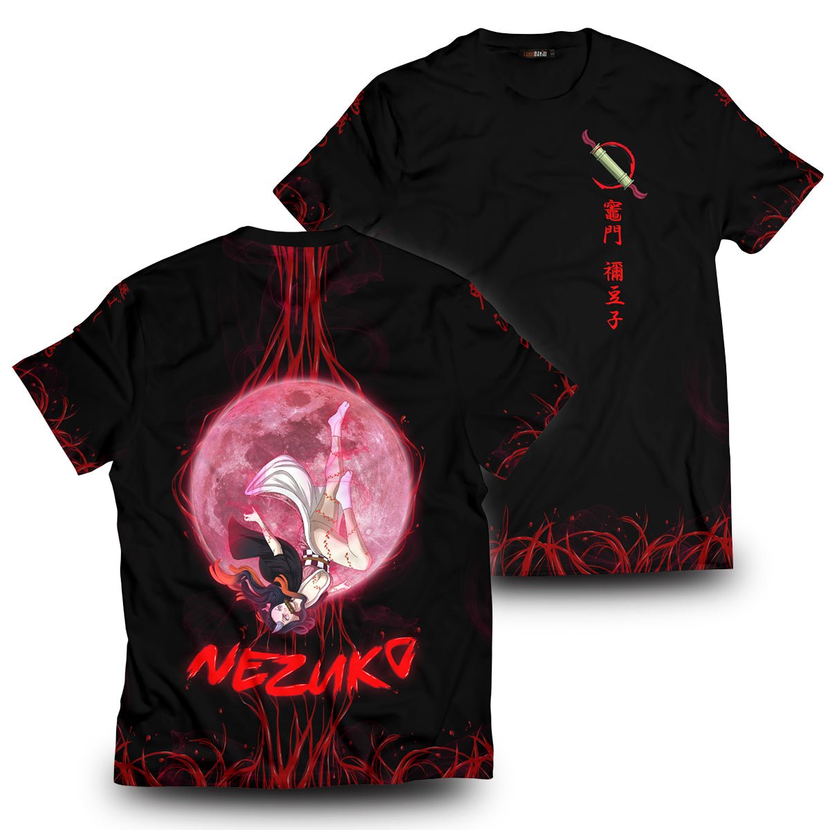 Demon Slayer T-Shirts - Nezuko Moonfall Unisex T-Shirt FH0709 7 - Gear Anime nezuko moonfall unisex t shirt 891843 - Gear Anime