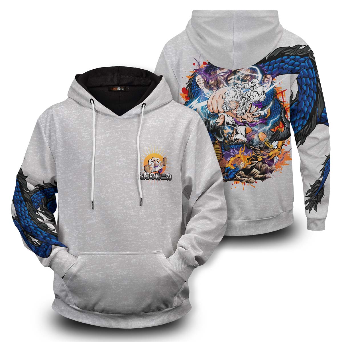 One Piece Hoodies - Nika Nika Luffy STwear Unisex Pullover Hoodie FH0709 7 - Gear Anime nika nika luffy stwear unisex pullover hoodie 337874 - Gear Anime