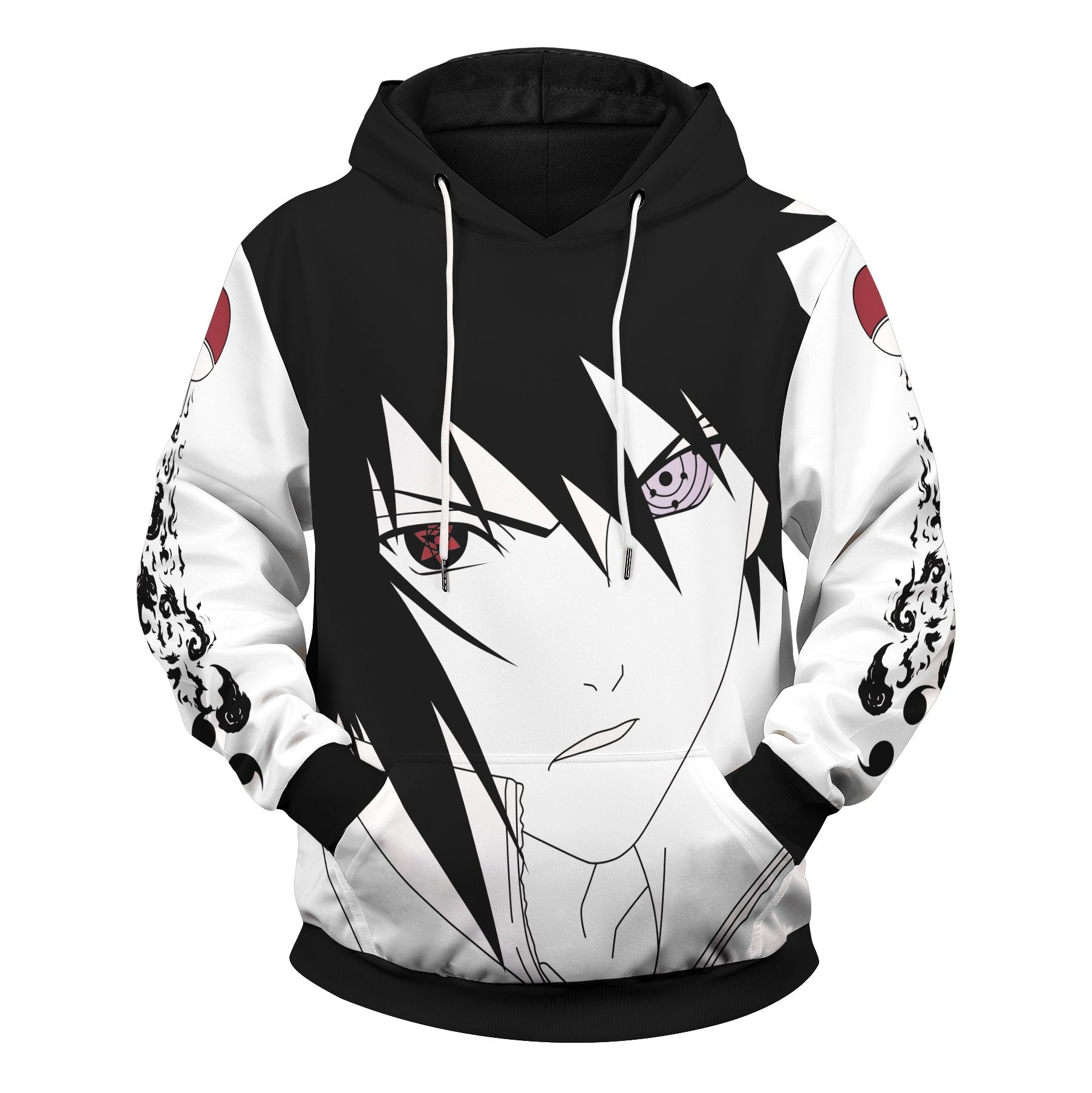 Naruto Hoodies - Ninja Sasuke Unisex Pullover Hoodie FH0709 8 - Gear Anime ninja sasuke unisex pullover hoodie 957957 - Gear Anime