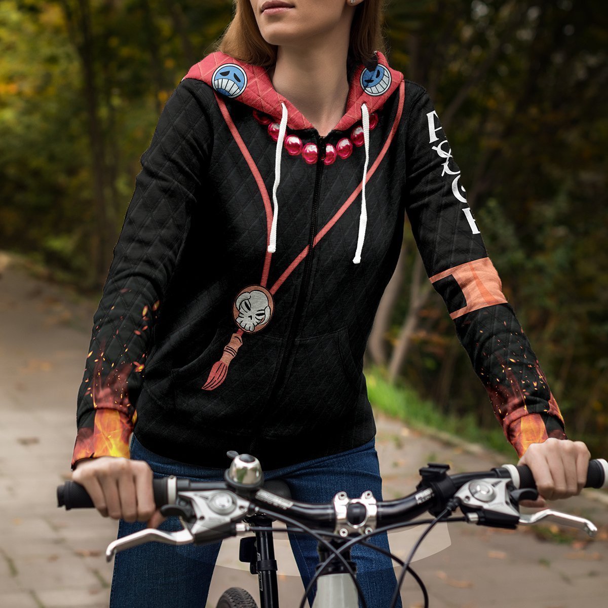 one-piece-ace-unisex-zipped-hoodie-999127 one piece ace unisex zipped hoodie 999127 - Gear Anime