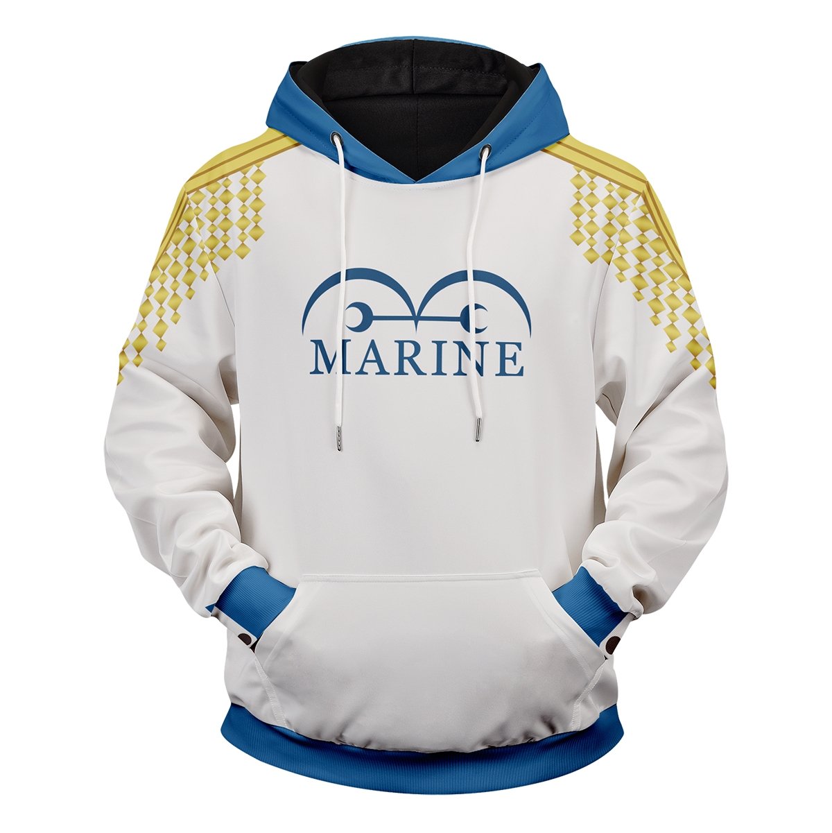 One Piece Hoodies - One Piece Marine Unisex Pullover Hoodie FH0709 10 - Gear Anime one piece marine unisex pullover hoodie 617639 - Gear Anime