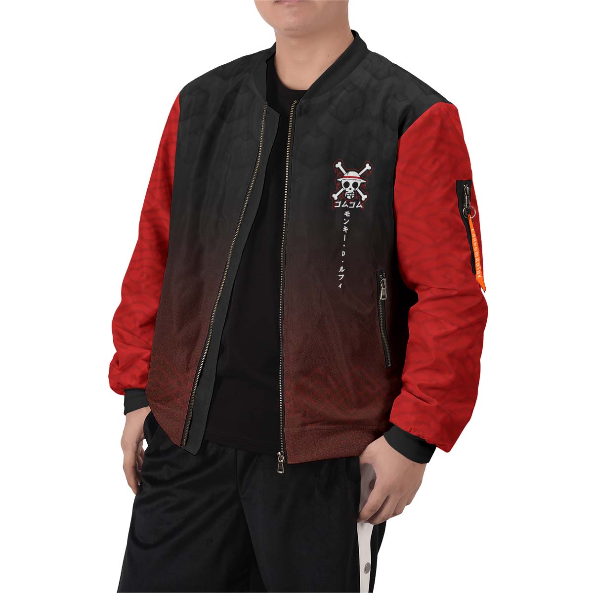 op-grim-luffy-bomber-jacket-404903 op grim luffy bomber jacket 404903 - Gear Anime