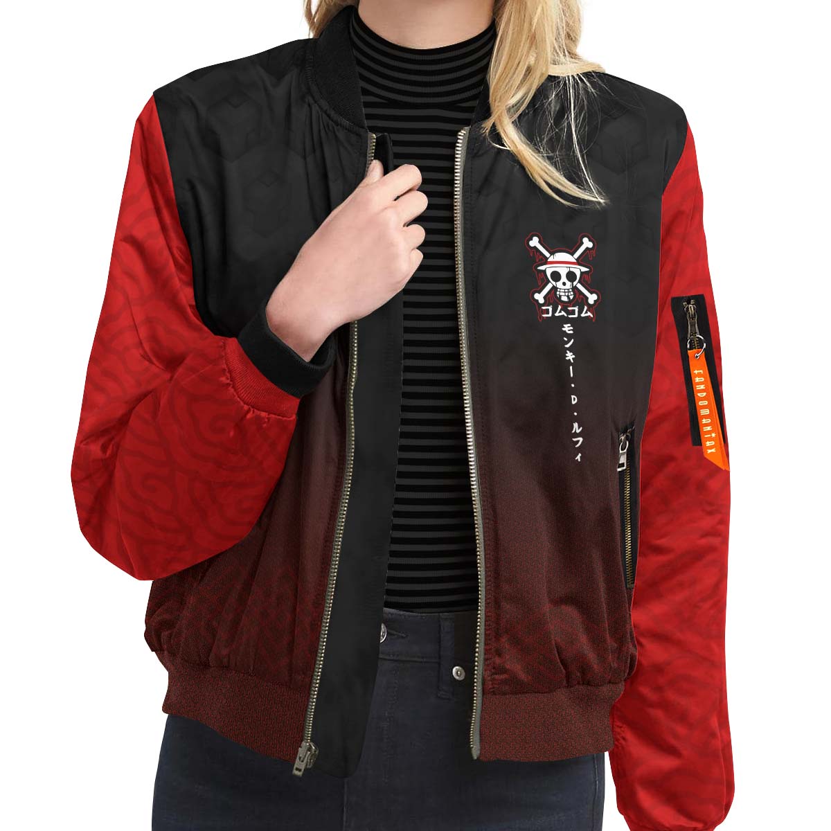 op-grim-luffy-bomber-jacket-838732 op grim luffy bomber jacket 838732 - Gear Anime