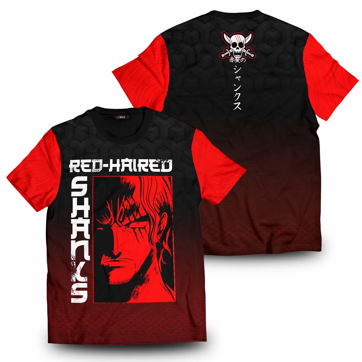 One Piece T-shirts - OP Grim Shanks Unisex T-Shirt FH0709 11 - Gear Anime op grim shanks unisex t shirt 972310 - Gear Anime