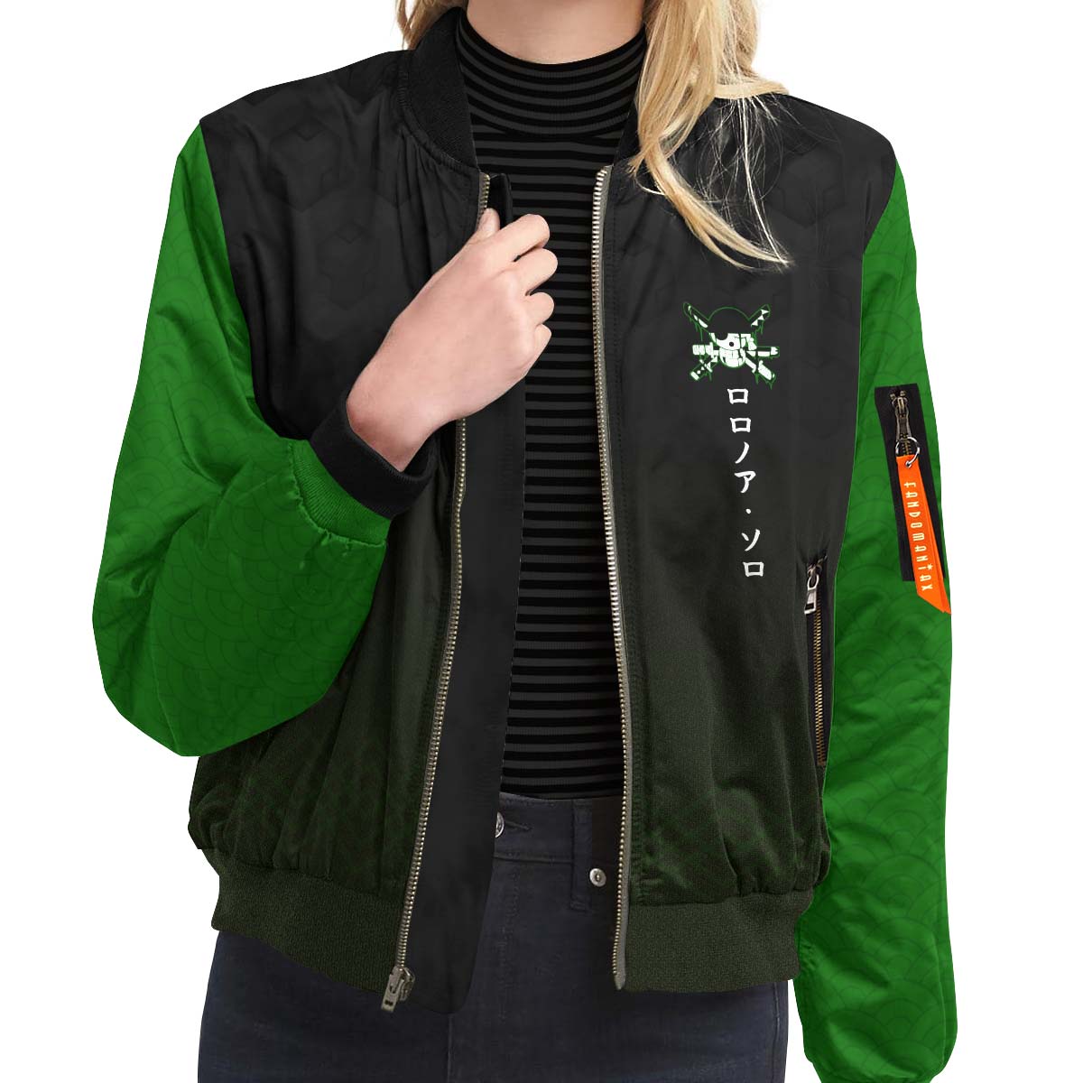 op-grim-zoro-bomber-jacket-811807 op grim zoro bomber jacket 811807 - Gear Anime
