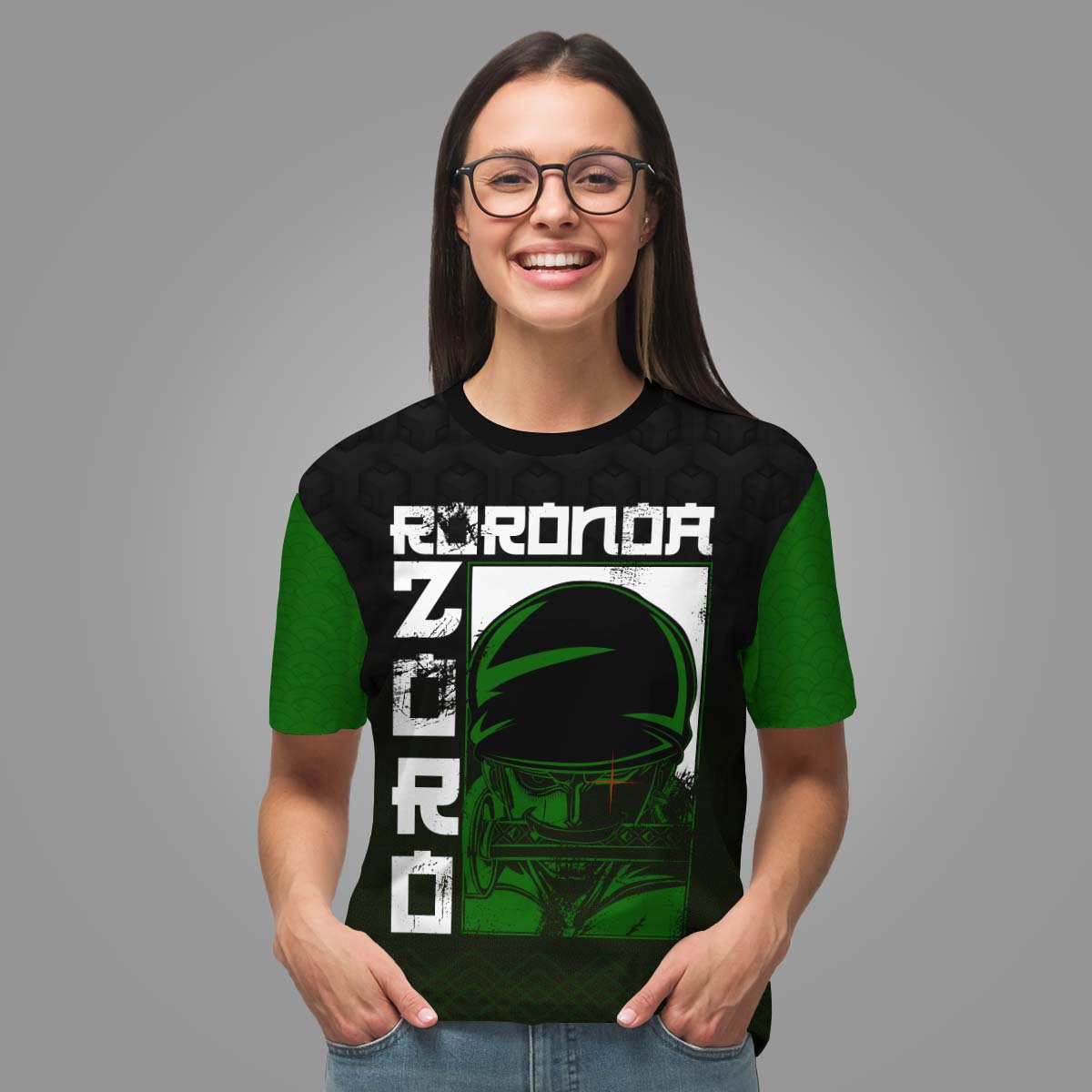 op-grim-zoro-unisex-t-shirt-581356 op grim zoro unisex t shirt 581356 - Gear Anime