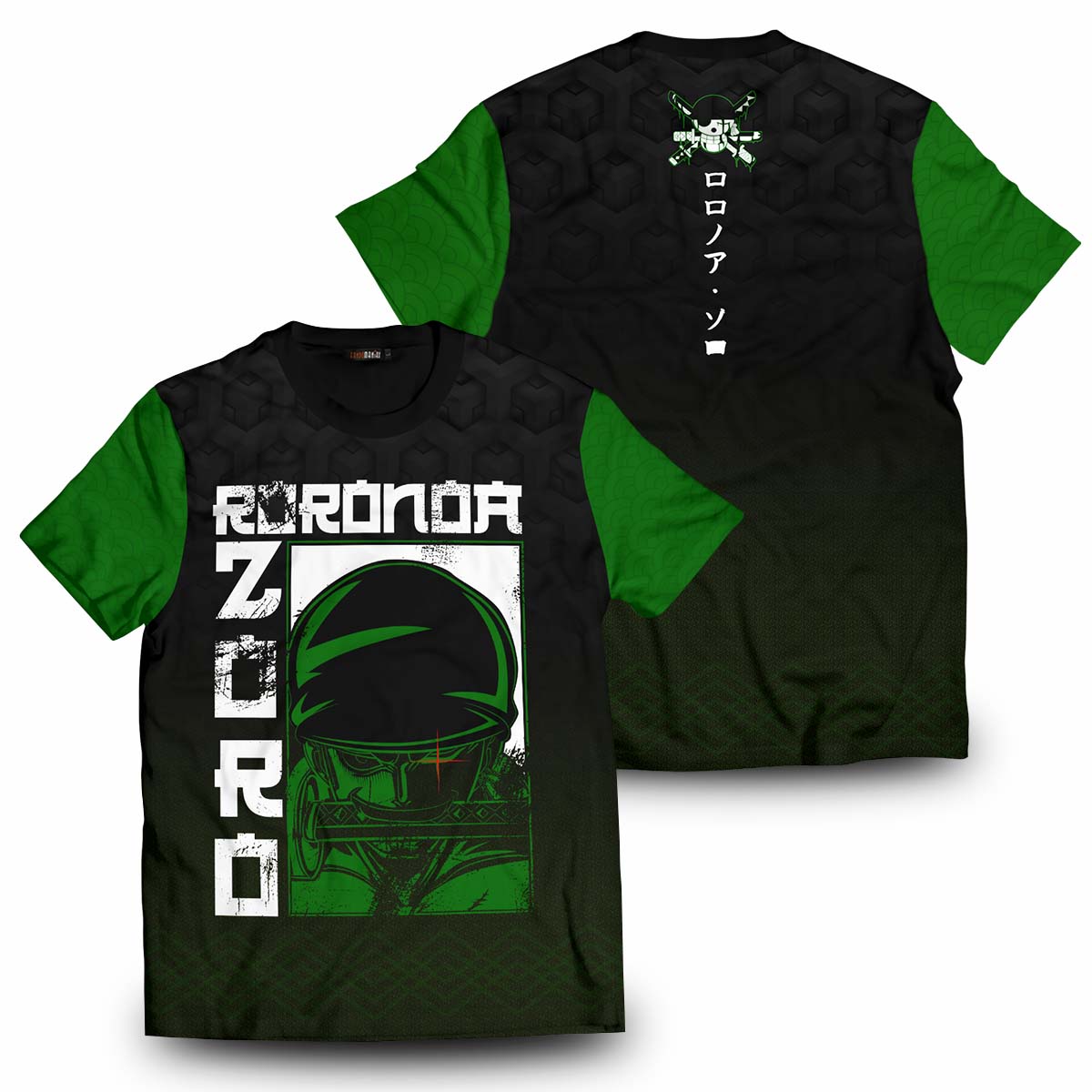 One Piece T-shirts - OP Grim Zoro Unisex T-Shirt FH0709 7 - Gear Anime op grim zoro unisex t shirt 970158 - Gear Anime
