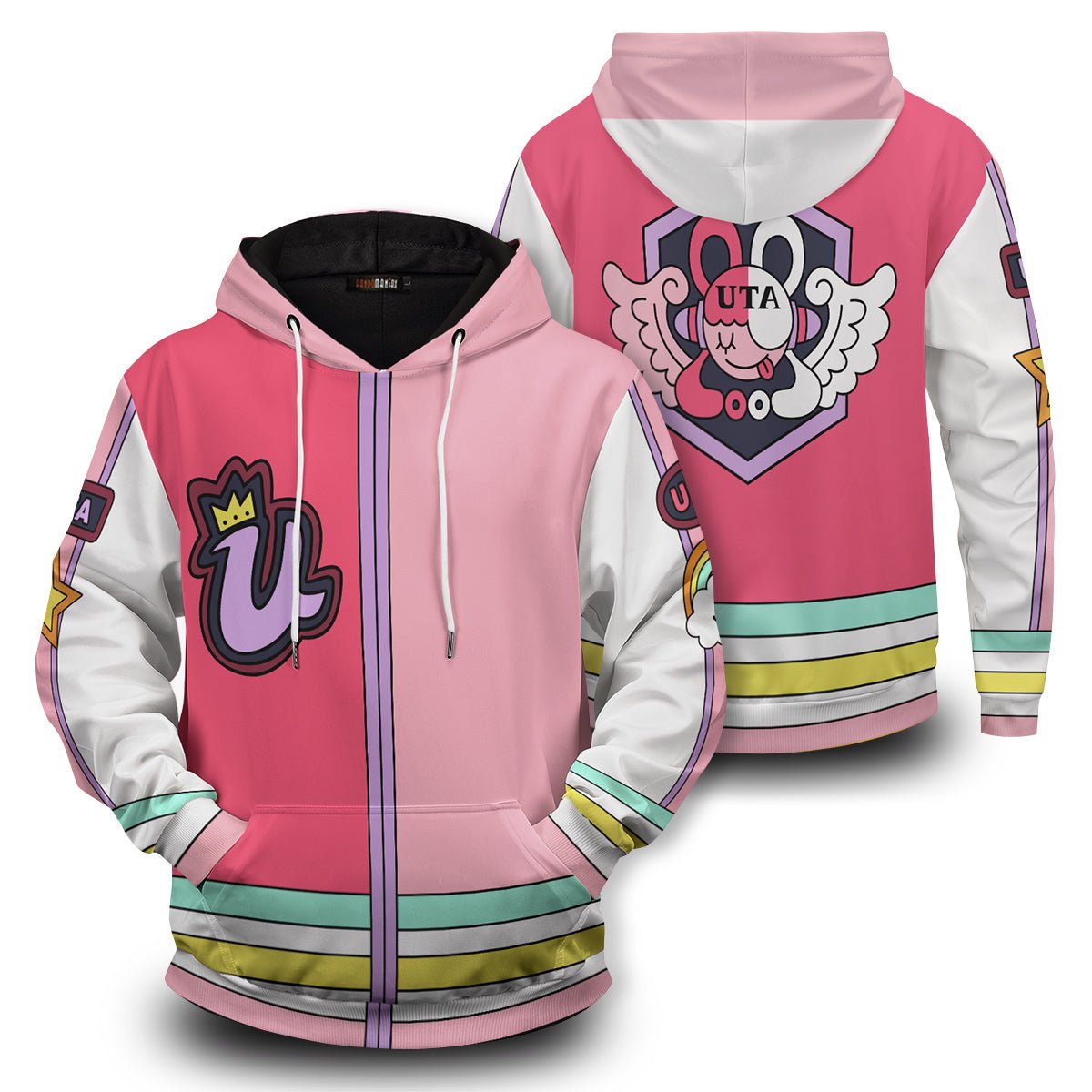 One Piece Hoodies - OP Red Uta Unisex Pullover Hoodie FH0709 8 - Gear Anime op red uta unisex pullover hoodie 432141 - Gear Anime