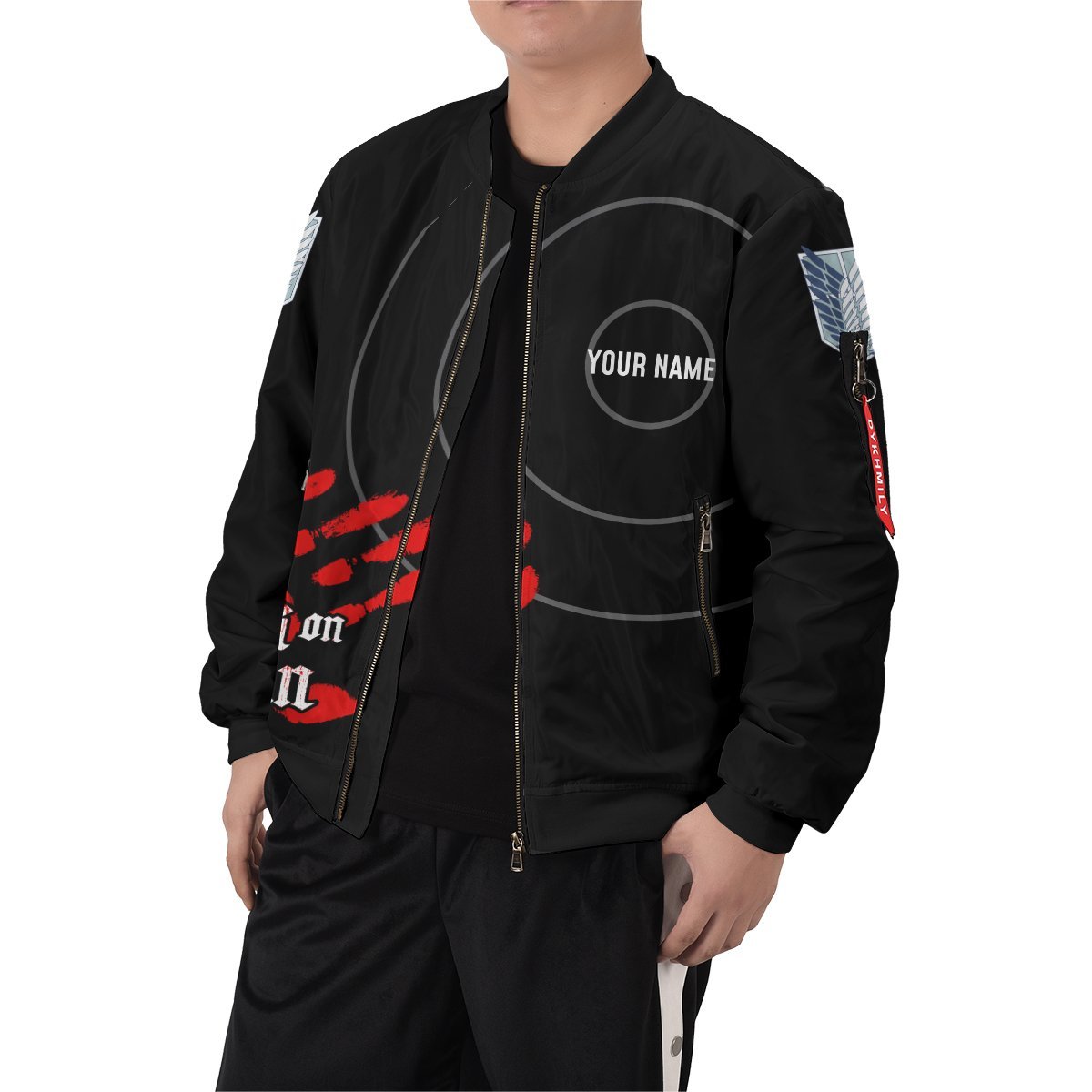personalized-aot-skilled-corps-soldier-bomber-jacket-249968 personalized aot skilled corps soldier bomber jacket 249968 - Gear Anime