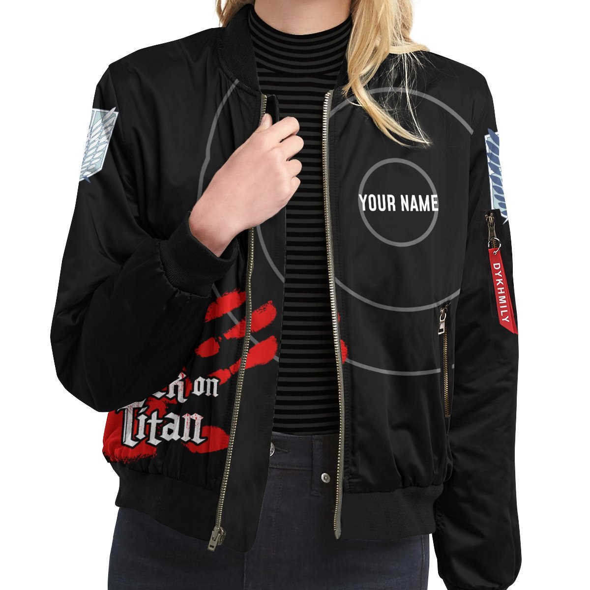 personalized-aot-skilled-corps-soldier-bomber-jacket-914755 personalized aot skilled corps soldier bomber jacket 914755 - Gear Anime