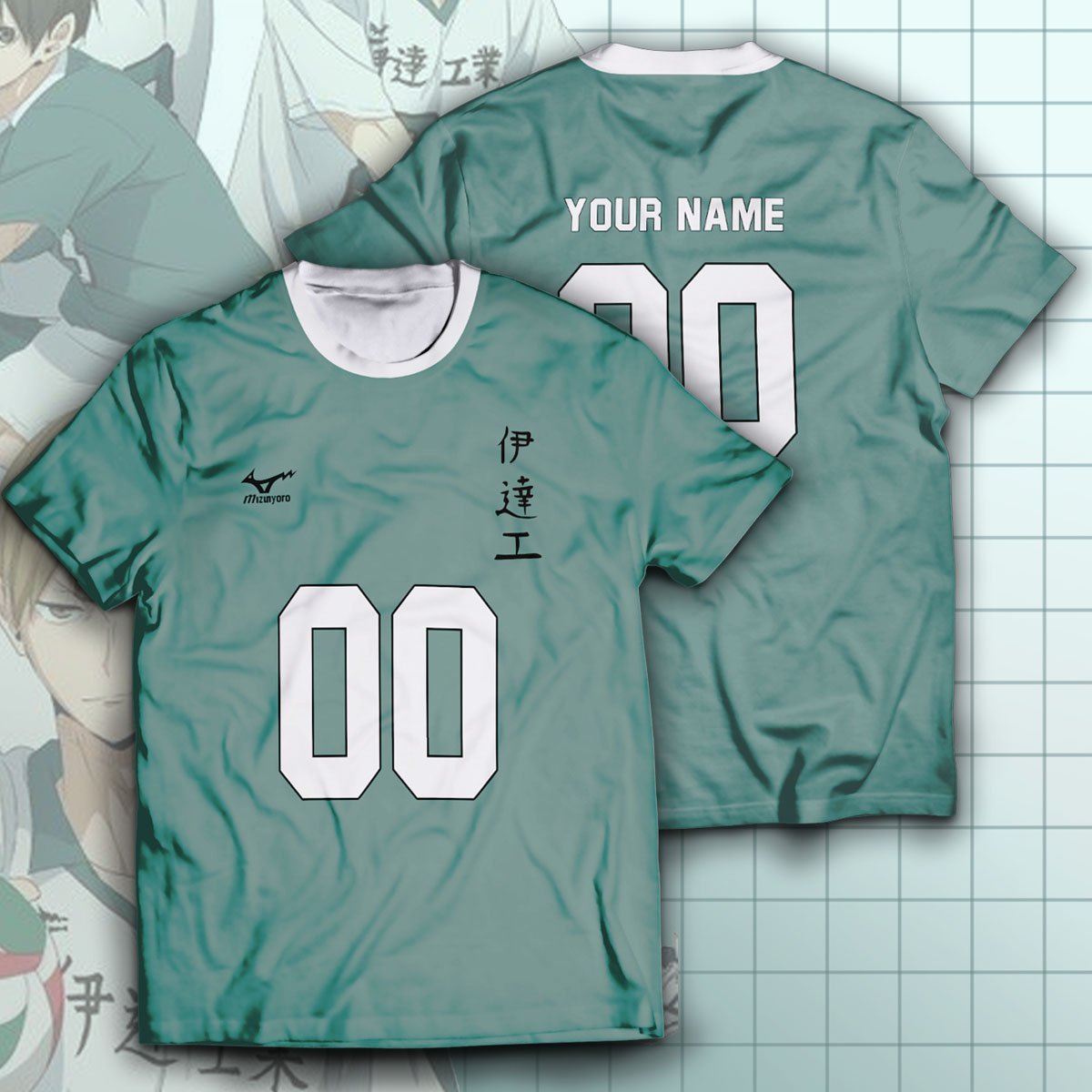 personalized-datekou-libero-unisex-t-shirt-644368 personalized datekou libero unisex t shirt 644368 - Gear Anime