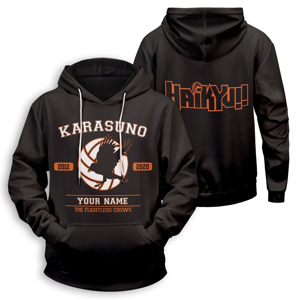 Haikyuu Hoodies - Personalized Flightless Crows Unisex Pullover Hoodie FH0709 3 - Gear Anime personalized flightless crows unisex pullover hoodie 242470 - Gear Anime