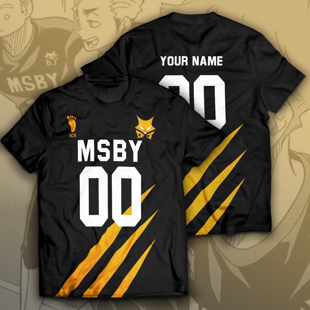 personalized msby black jackals unisex t shirt 910334 - Gear Anime