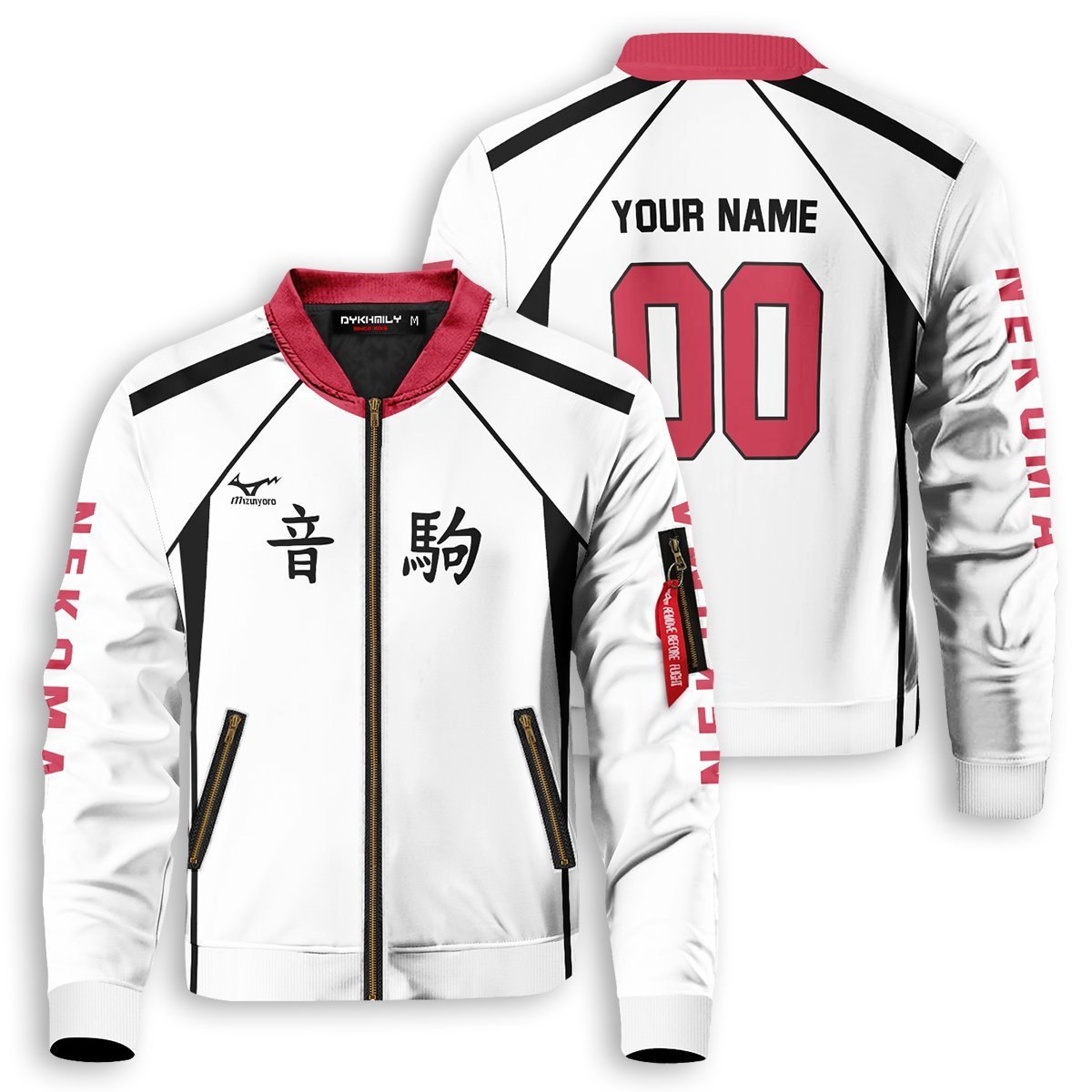 Haikyuu Jackets - Personalized Nekoma Libero Bomber Jacket FH0709 6 - Gear Anime personalized nekoma libero bomber jacket 355166 - Gear Anime