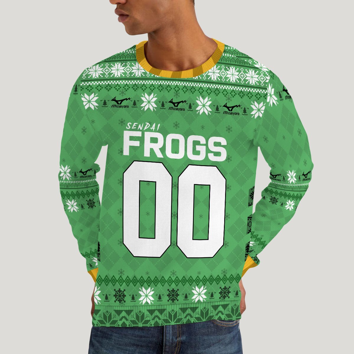 personalized-sendai-frogs-unisex-wool-sweater-500340 personalized sendai frogs unisex wool sweater 500340 - Gear Anime