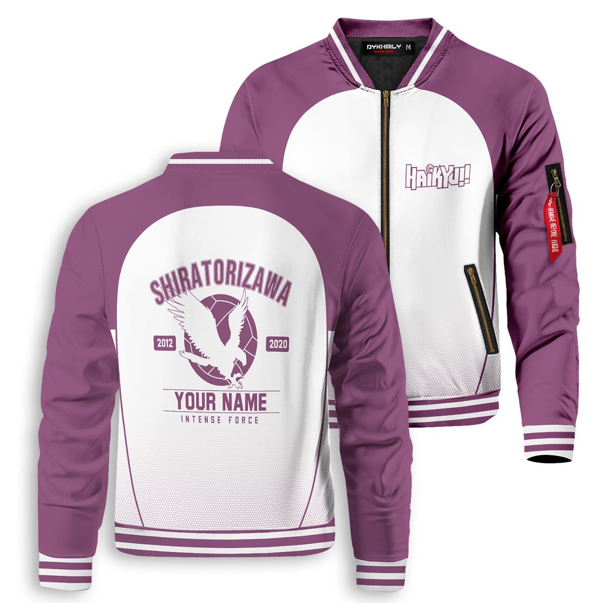 Haikyuu Jackets - Personalized Shiratorizawa Intense Force Bomber Jacket FH0709 7 - Gear Anime personalized shiratorizawa intense force bomber jacket 602185 - Gear Anime