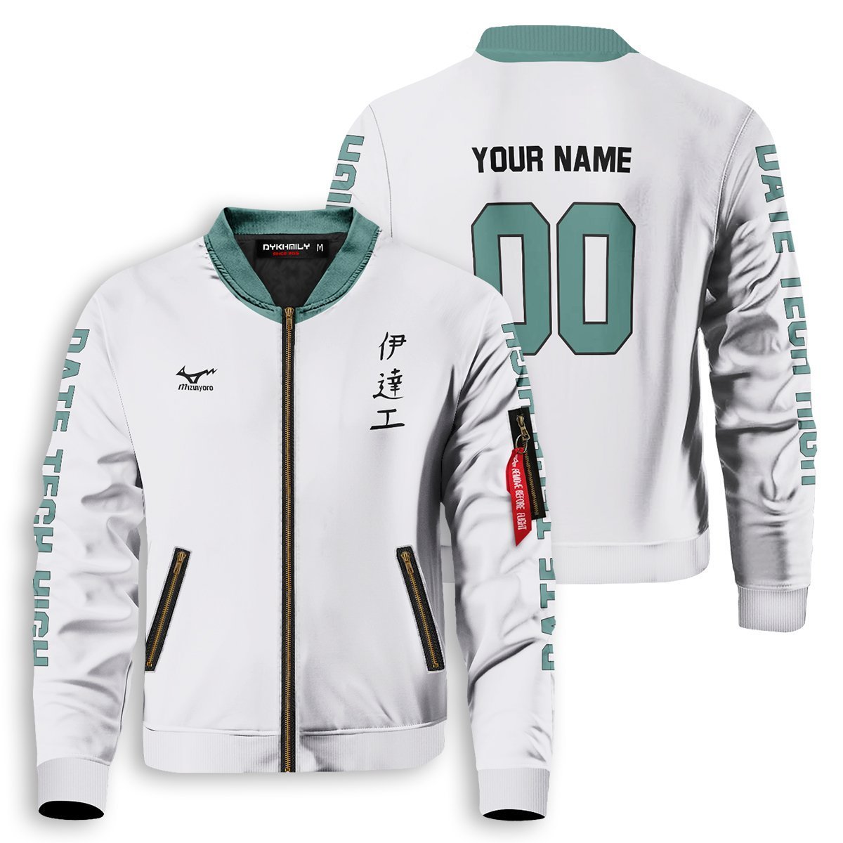 Haikyuu Jackets - Personalized Team Datekou Bomber Jacket FH0709 3 - Gear Anime personalized team datekou bomber jacket 109480 - Gear Anime