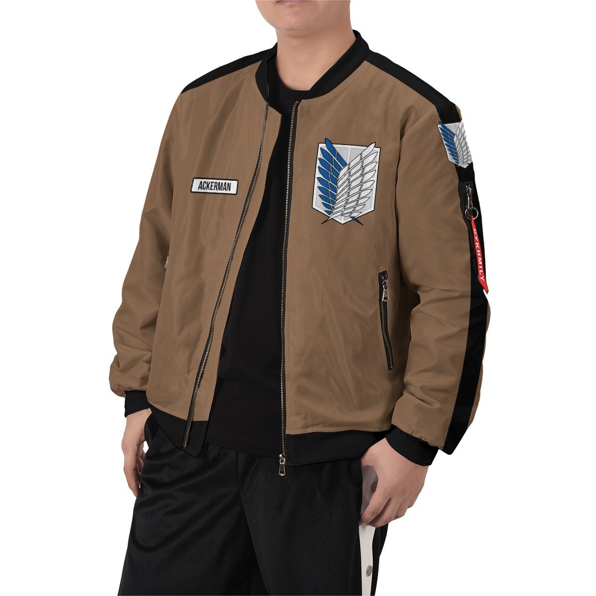 personalized-team-levi-bomber-jacket-165177 personalized team levi bomber jacket 165177 - Gear Anime