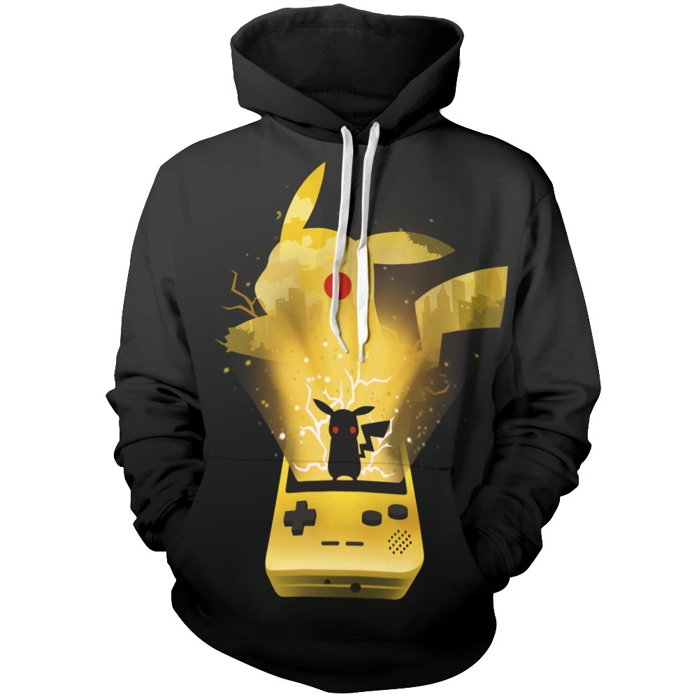 Pokemon Hoodies - Pika Game Unisex Pullover Hoodie FH0709 5 - Gear Anime pika game unisex pullover hoodie 731533 - Gear Anime