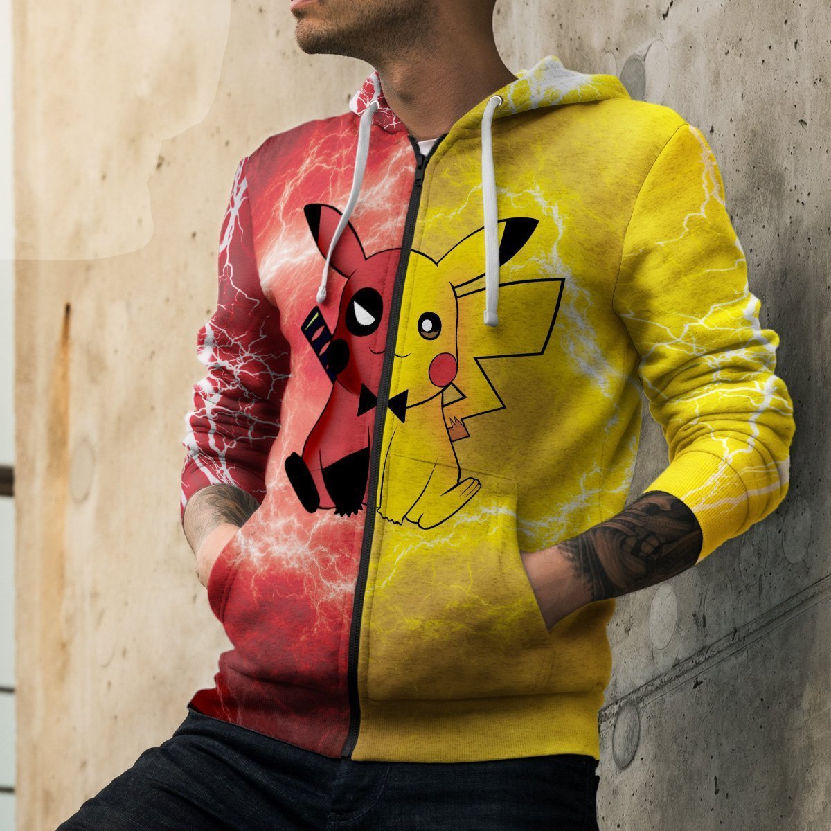 pikapool-union-unisex-zipped-hoodie-100675 pikapool union unisex zipped hoodie 100675 - Gear Anime