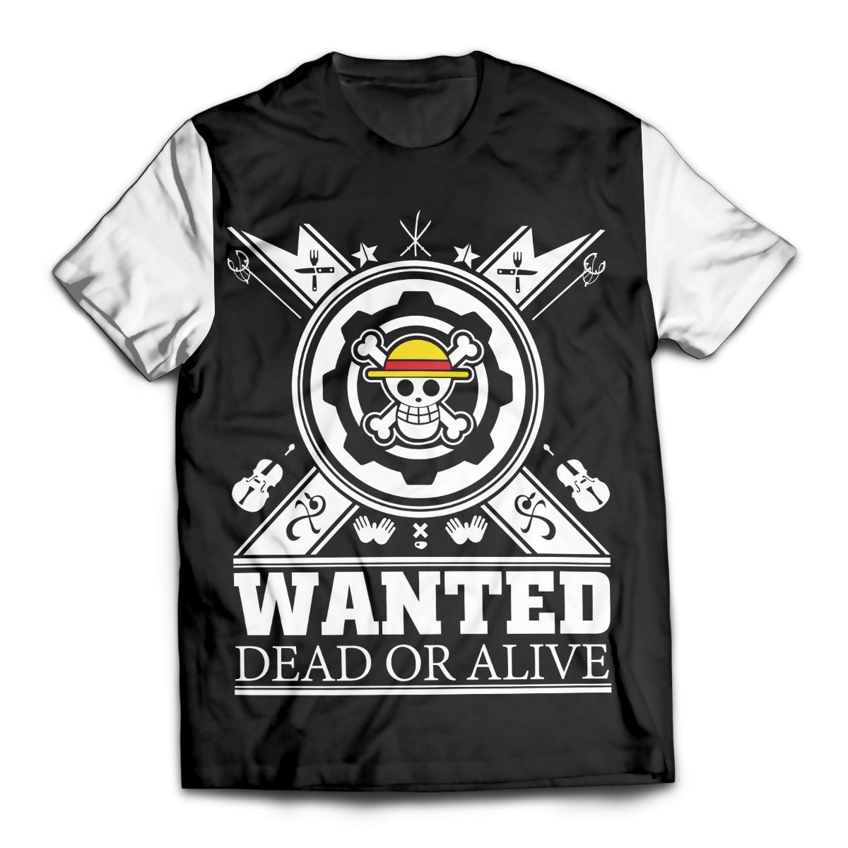 One Piece T-shirts - Pirate Dead or Alive Unisex T-Shirt FH0709 8 - Gear Anime pirate dead or alive unisex t shirt 533908 - Gear Anime
