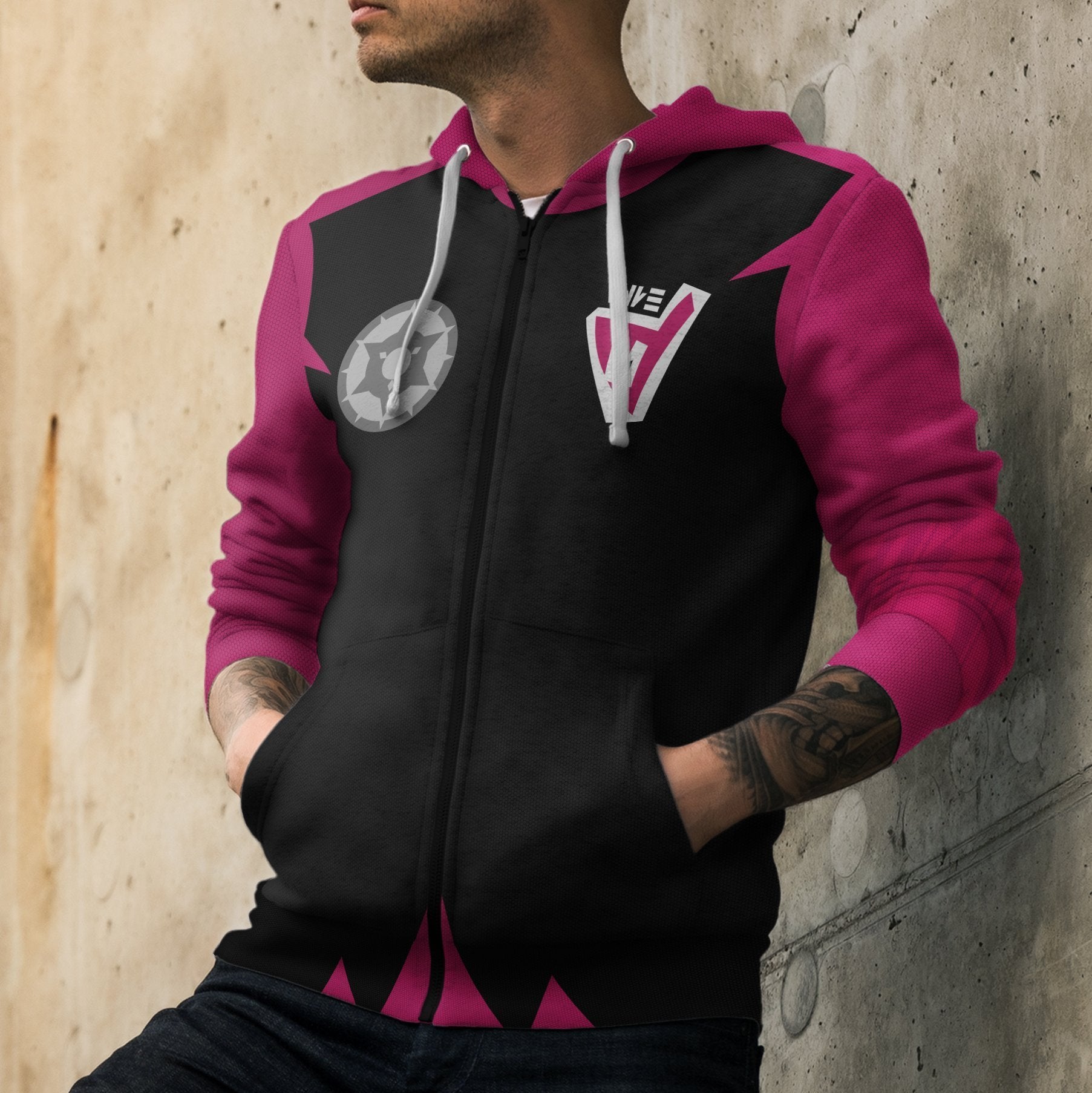 poke-dark-uniform-unisex-zipped-hoodie-297462 poke dark uniform unisex zipped hoodie 297462 - Gear Anime