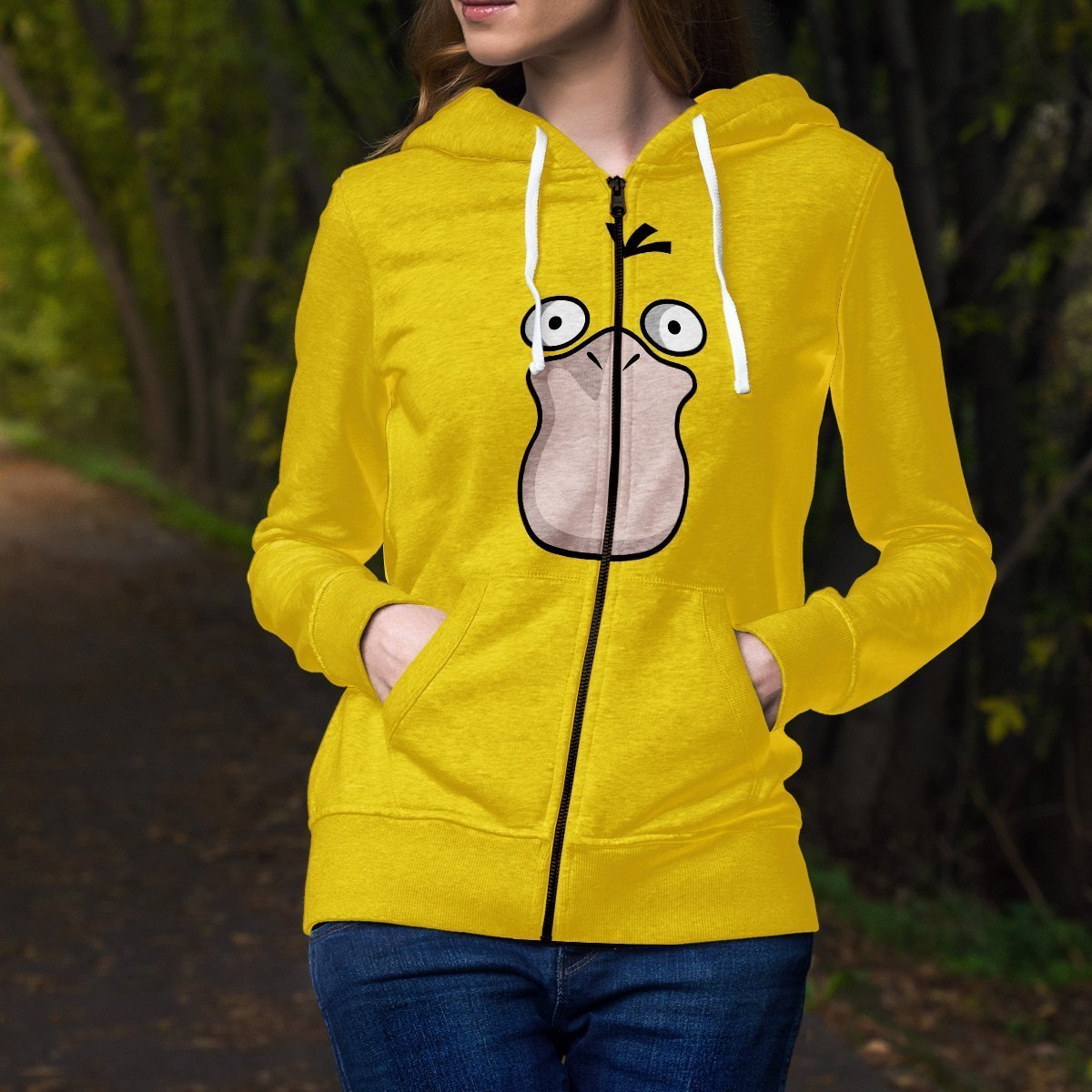 psyduck-unisex-zipped-hoodie-365516 psyduck unisex zipped hoodie 365516 - Gear Anime