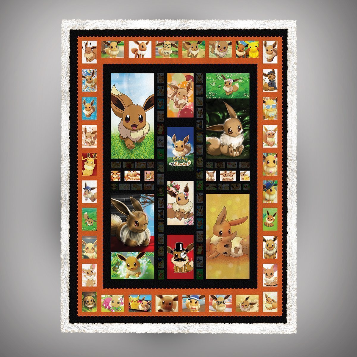 quilted-eevee-throw-blanket-949917 quilted eevee throw blanket 949917 - Gear Anime