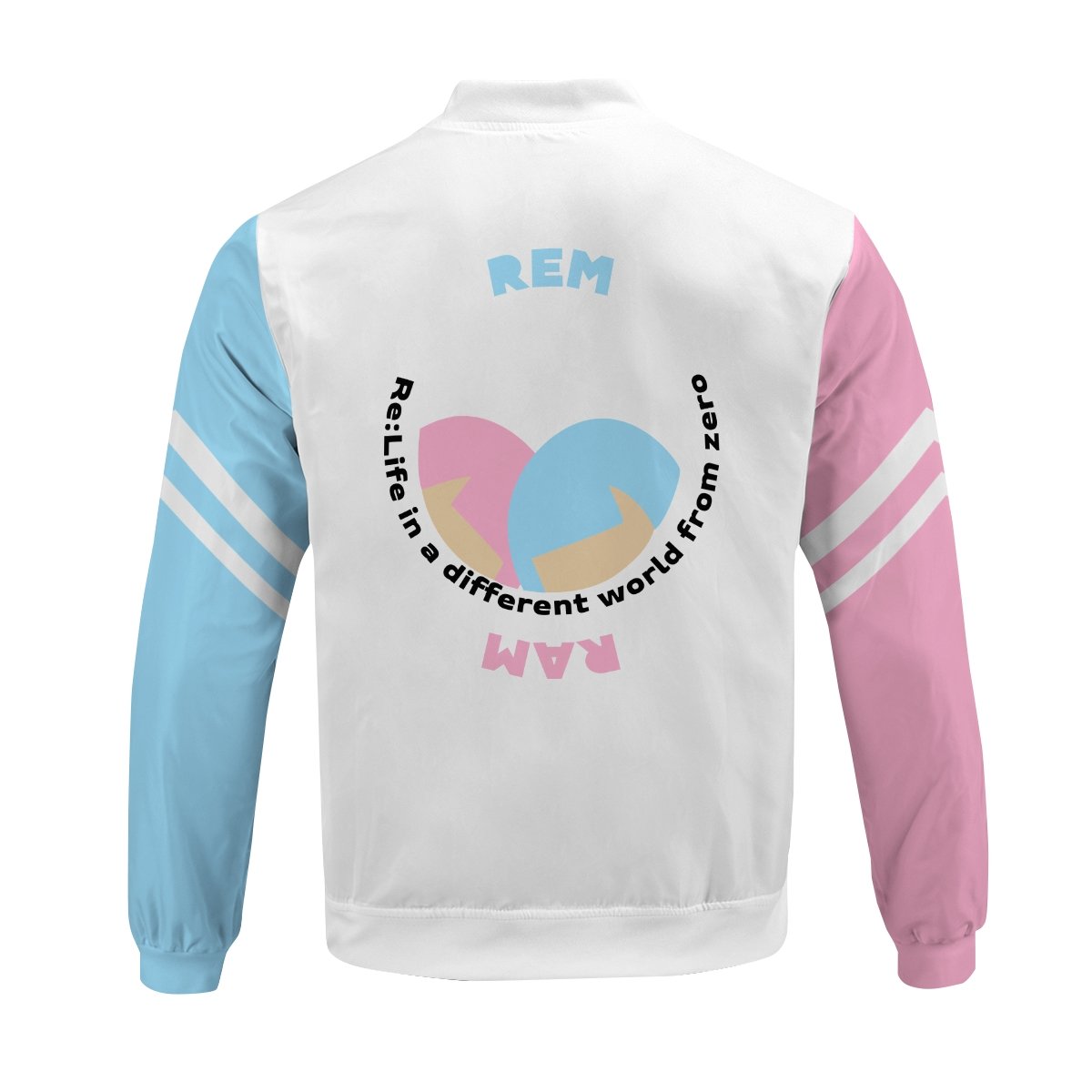 re-zero-rem-ram-bomber-jacket-582590 re zero rem ram bomber jacket 582590 - Gear Anime