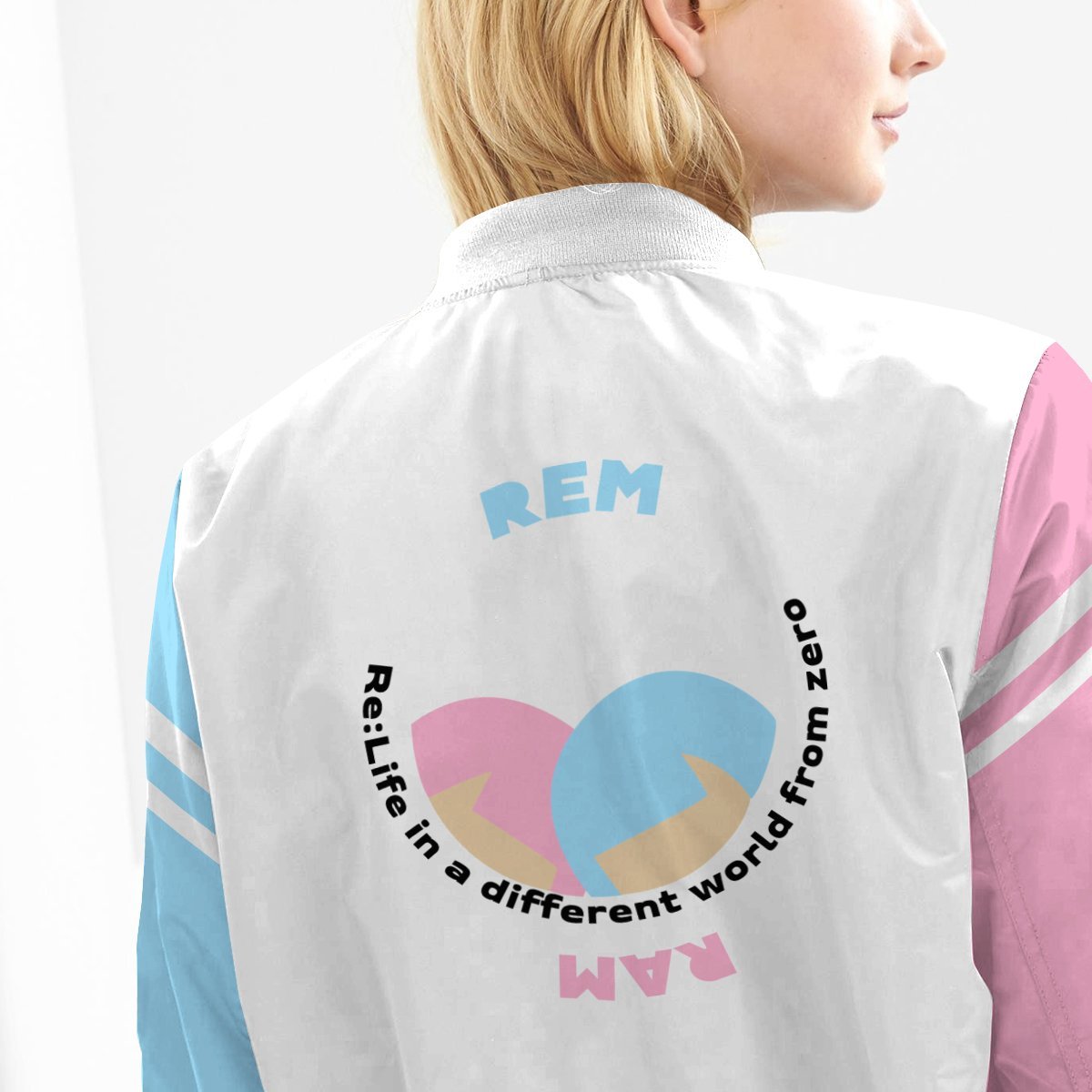 re-zero-rem-ram-bomber-jacket-990633 re zero rem ram bomber jacket 990633 - Gear Anime
