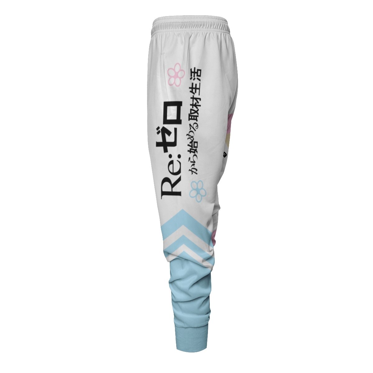re-zero-rem-ram-jogger-pants-117645 re zero rem ram jogger pants 117645 - Gear Anime