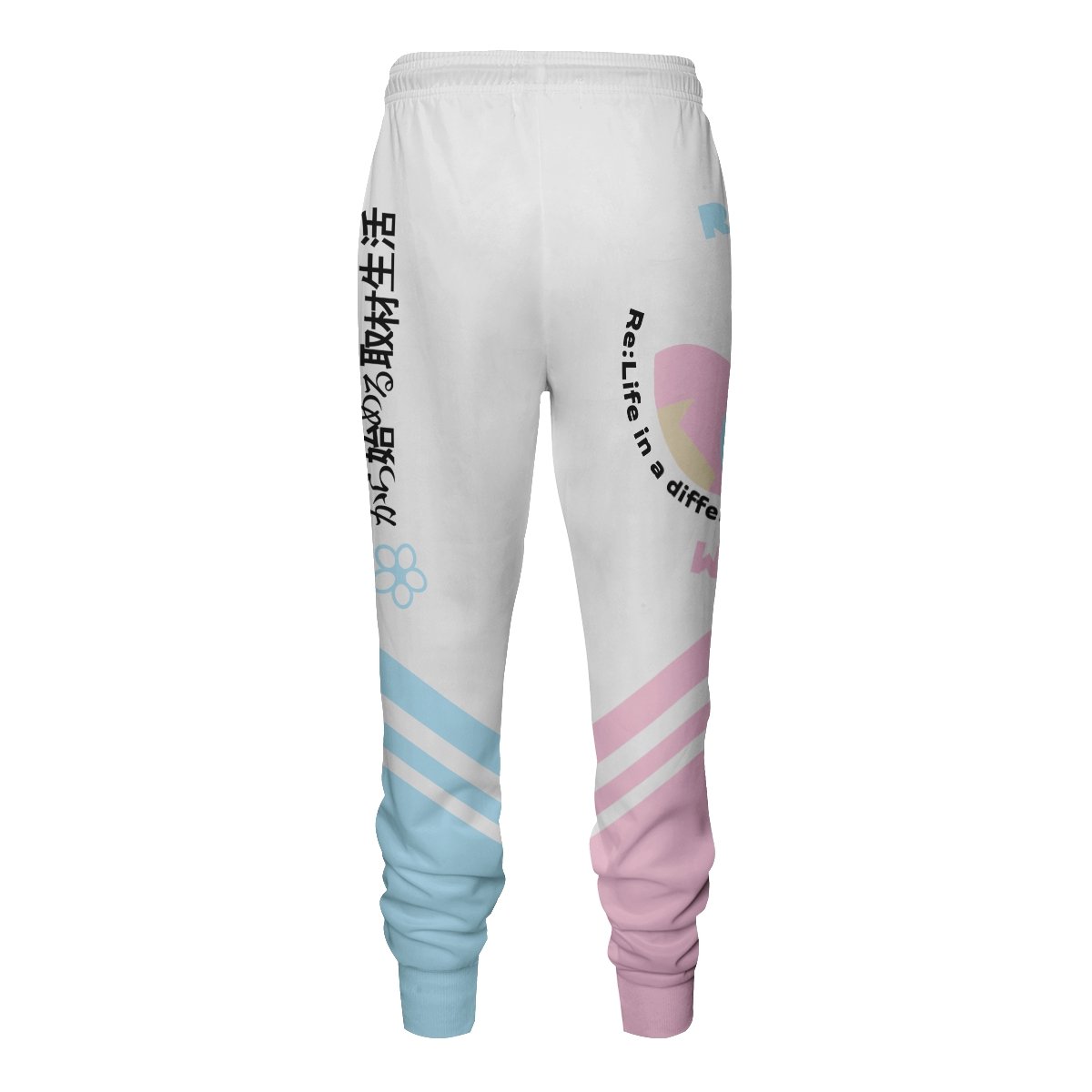 re-zero-rem-ram-jogger-pants-236374 re zero rem ram jogger pants 236374 - Gear Anime