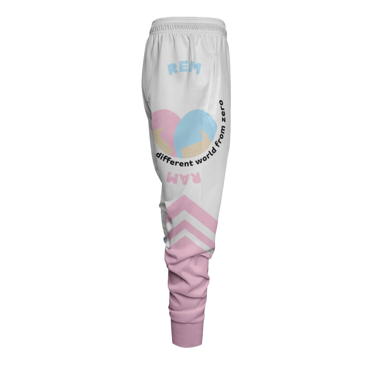 re-zero-rem-ram-jogger-pants-392704 re zero rem ram jogger pants 392704 - Gear Anime