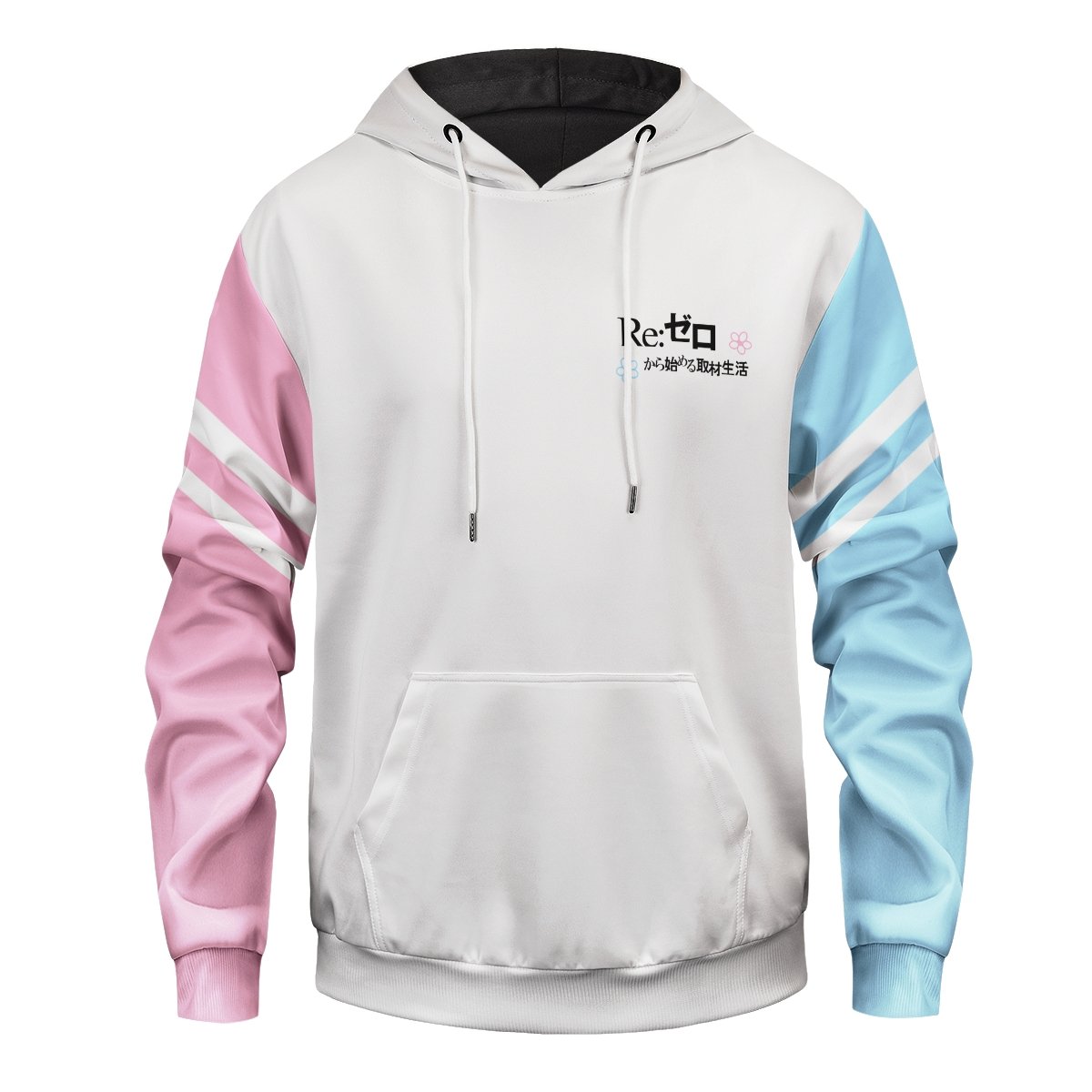 re-zero-rem-ram-unisex-pullover-hoodie-163512 re zero rem ram unisex pullover hoodie 163512 - Gear Anime