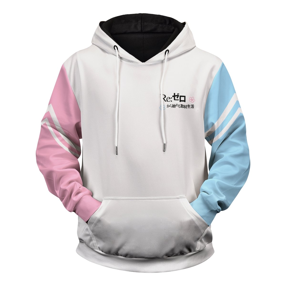 re-zero-rem-ram-unisex-pullover-hoodie-261455 re zero rem ram unisex pullover hoodie 261455 - Gear Anime